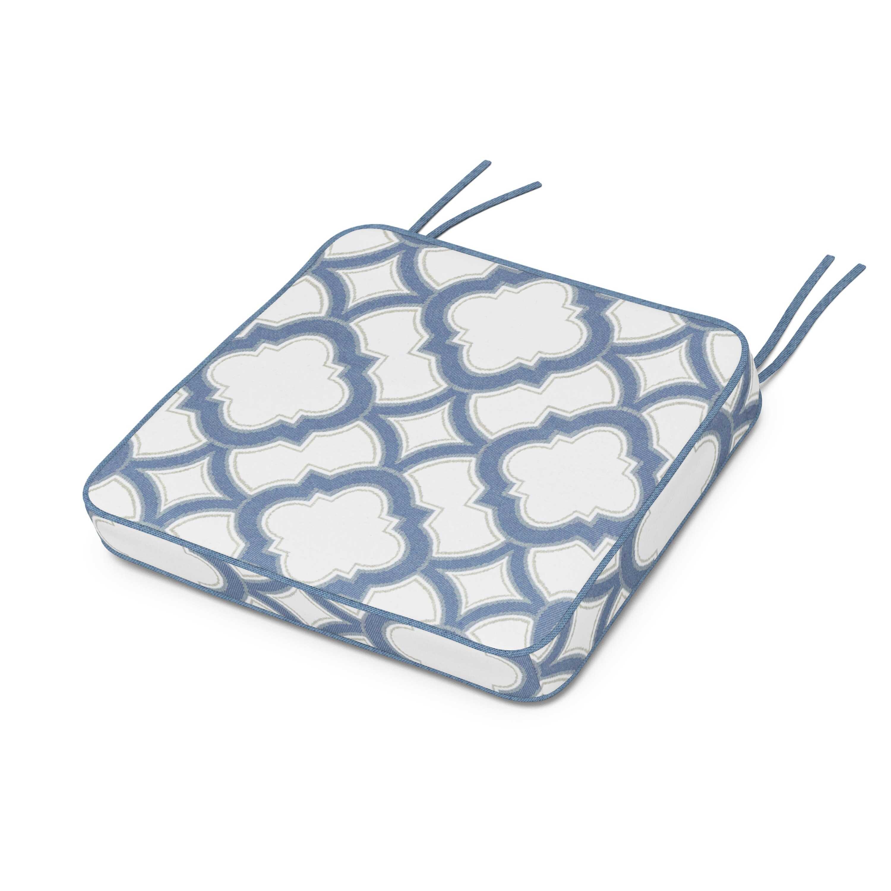 Chinoiserie Arm Chair Seat Cushion - Image 19