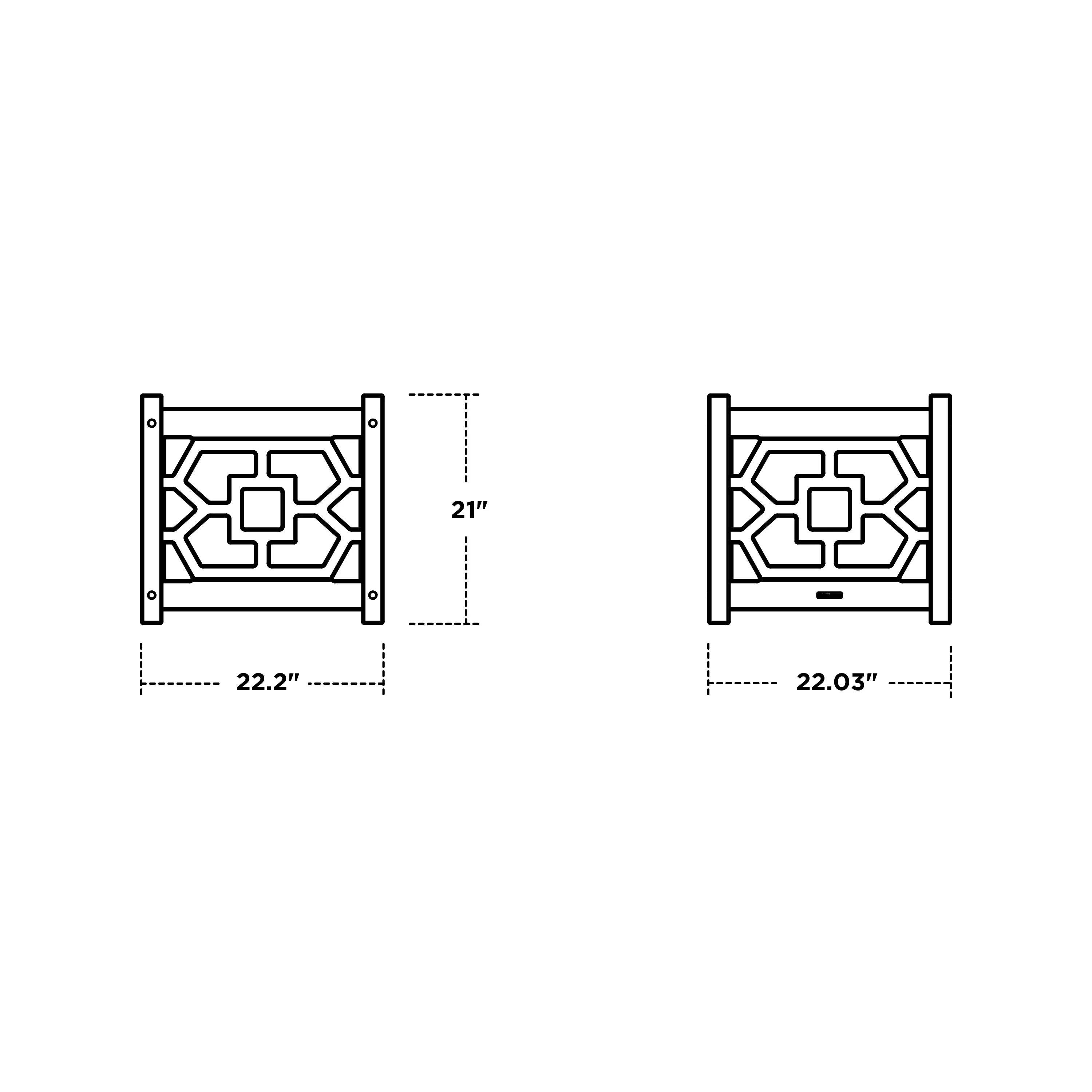 Chinoiserie Large Square Planter Box - Image 4
