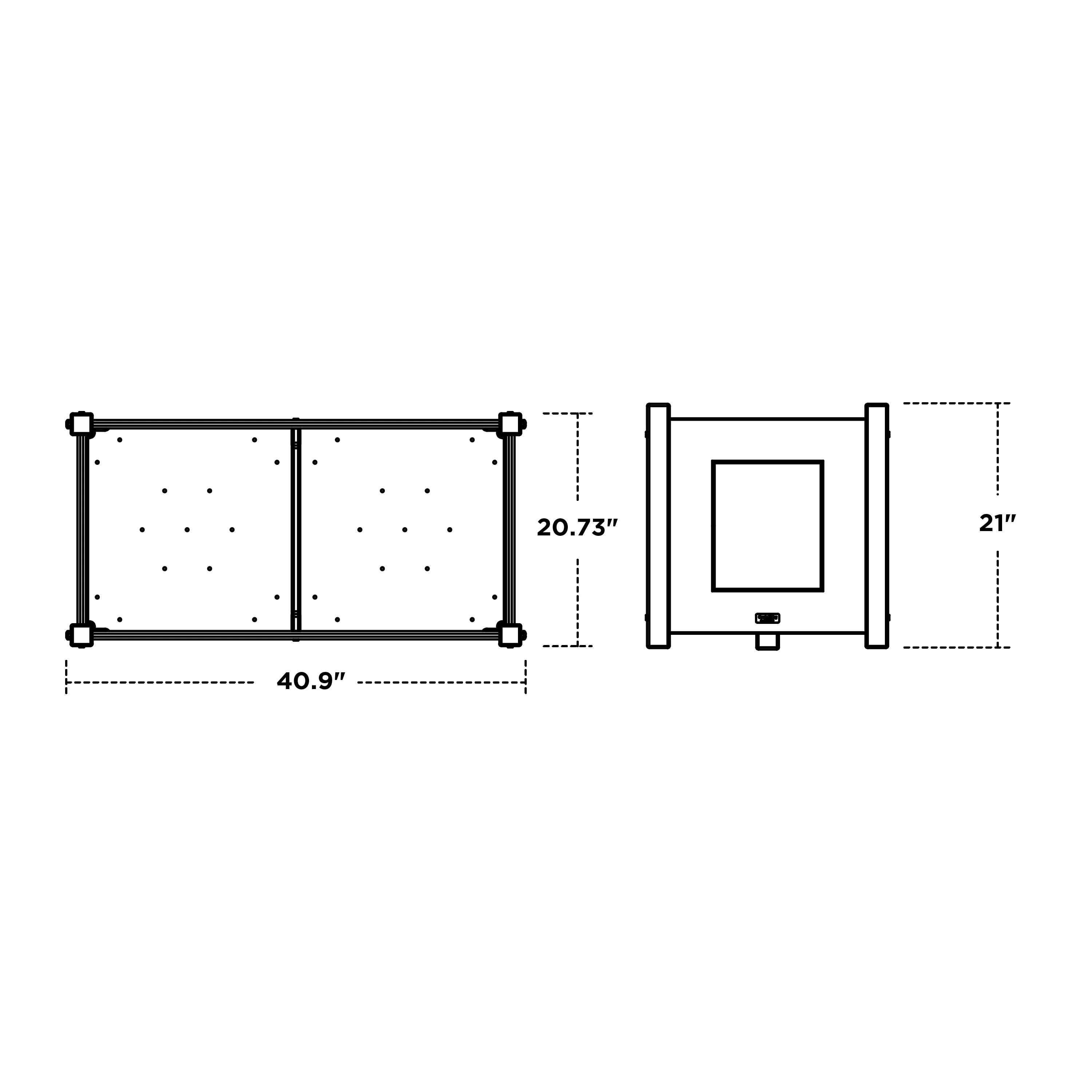 Country Living Large Rectangle Double Planter Box - Image 5