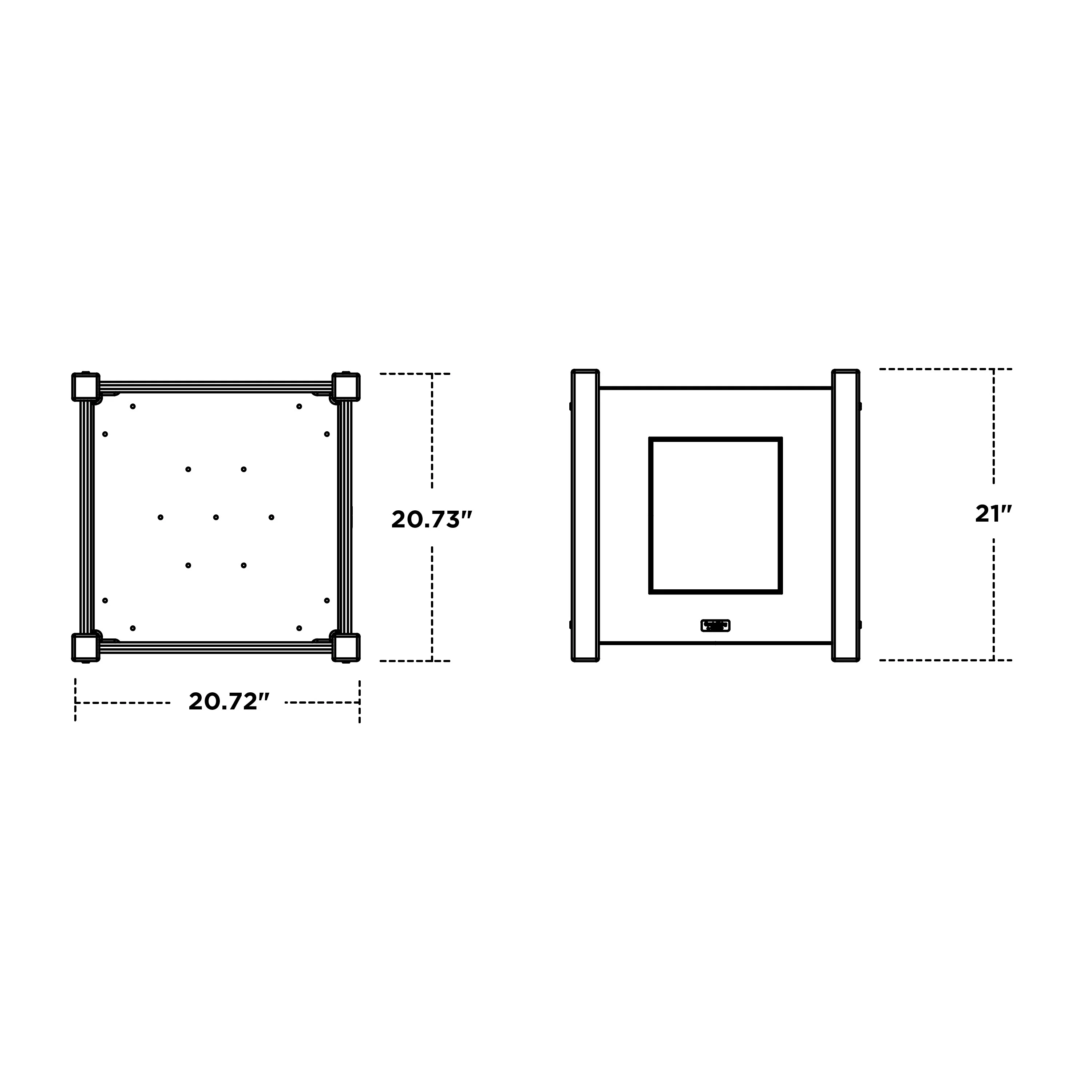 Country Living Large Square Planter Box - Image 4