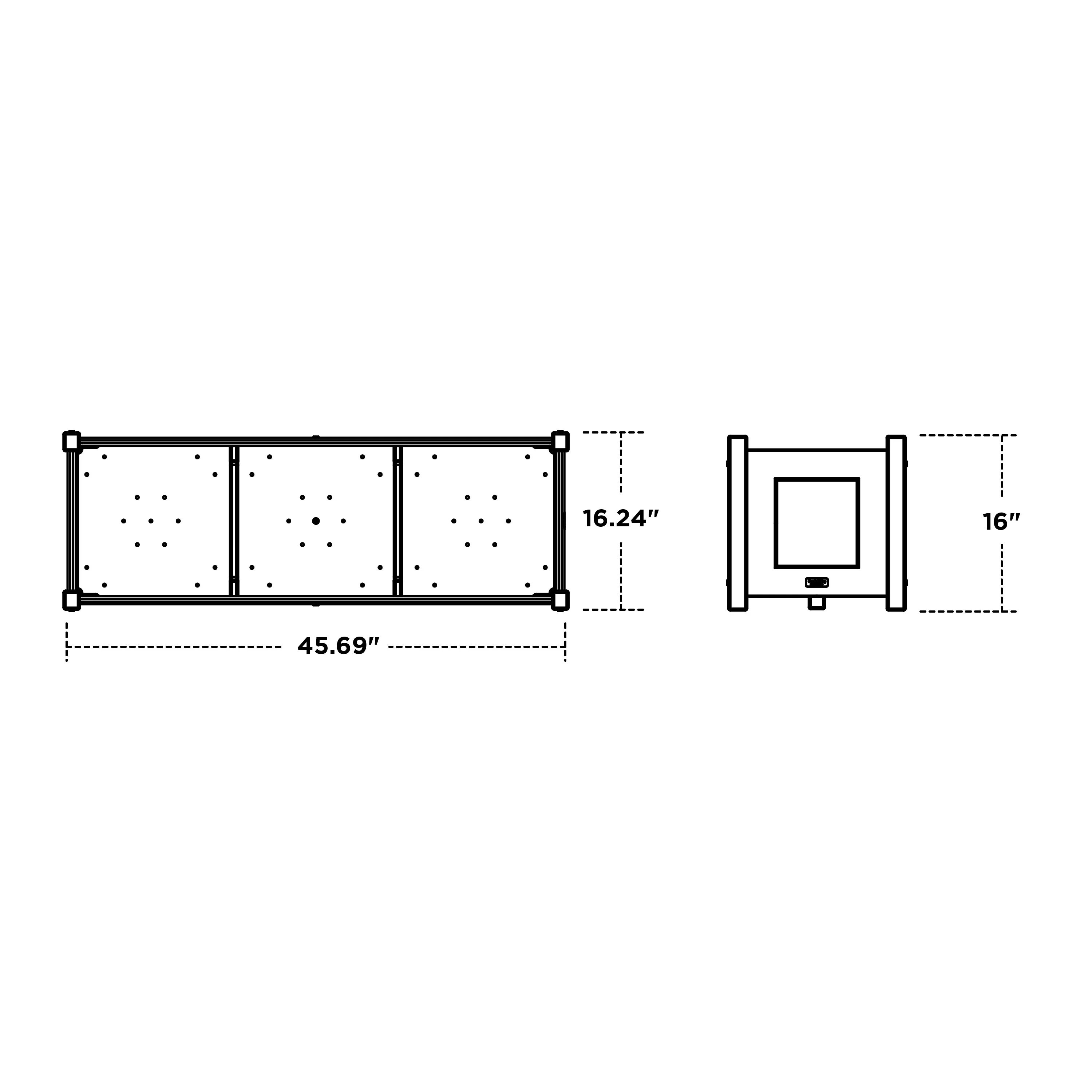 Country Living Rectangle Triple Planter Box - Image 6