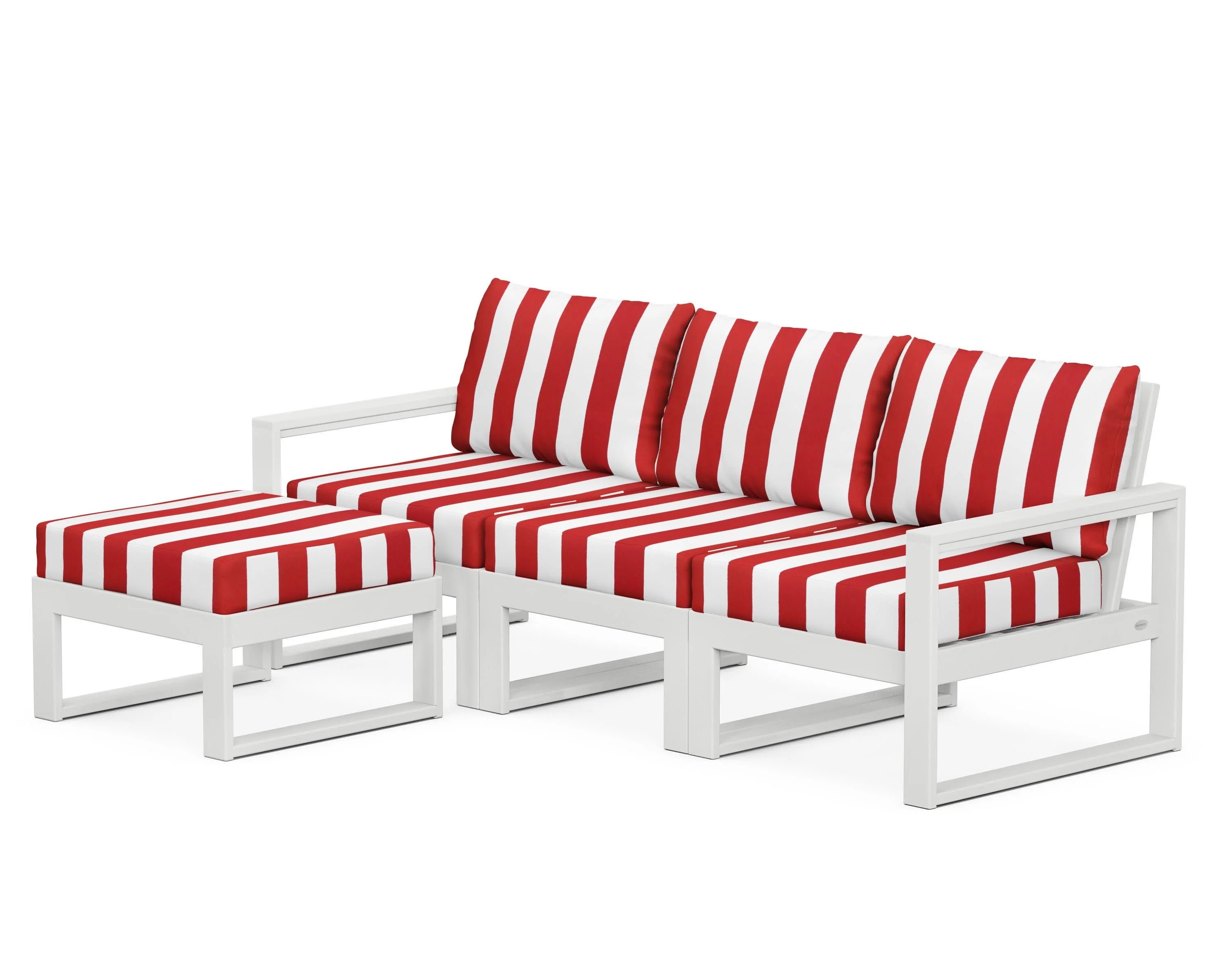 EDGE 4-Piece Modular Deep Seating Set with Ottoman - Image 139