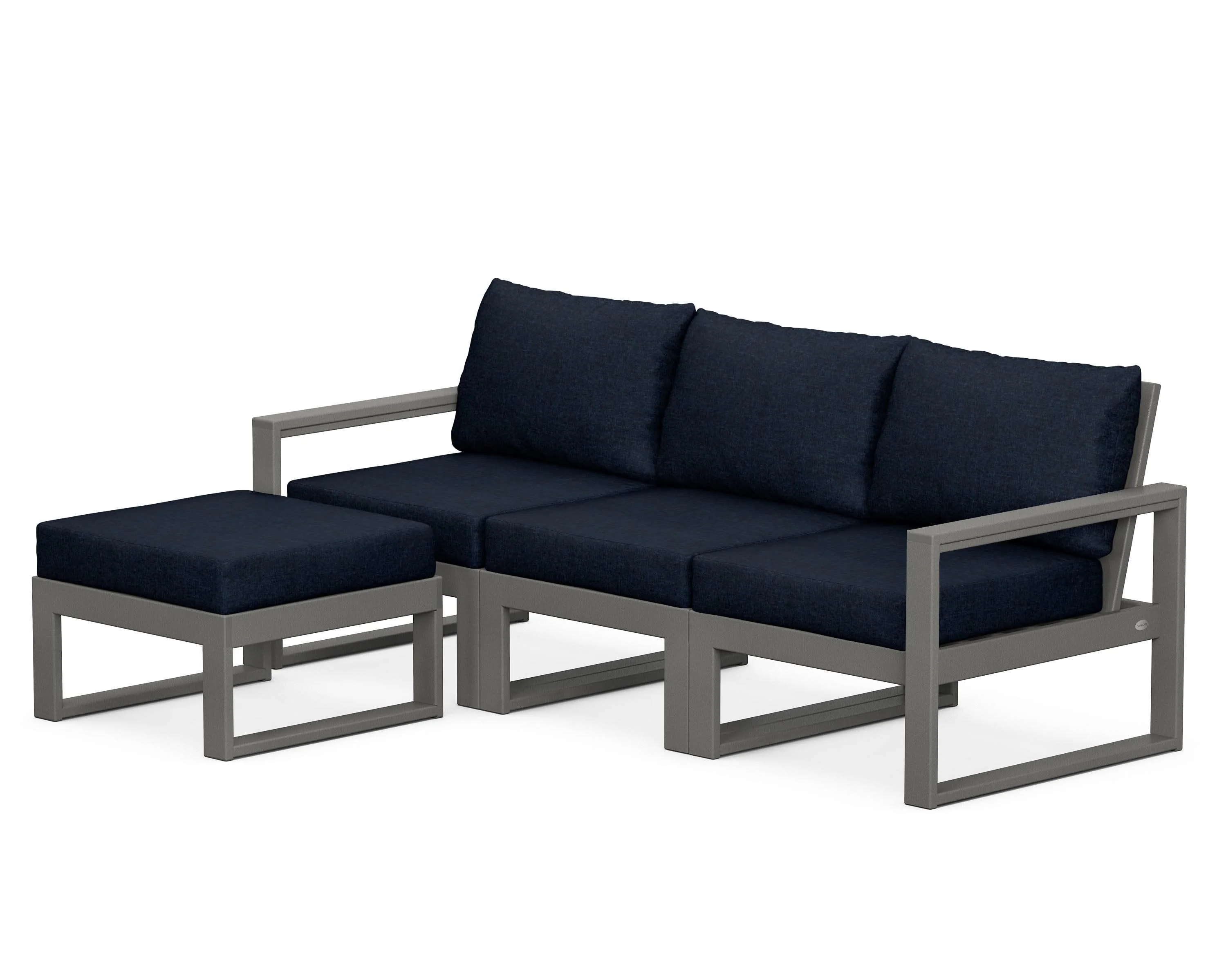 EDGE 4-Piece Modular Deep Seating Set with Ottoman - Image 145
