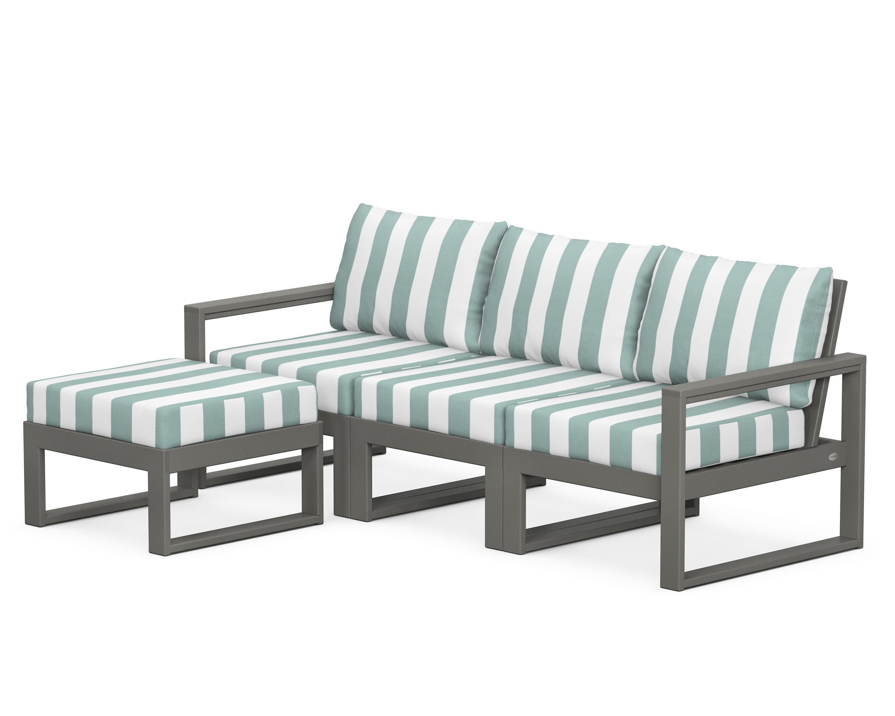 EDGE 4-Piece Modular Deep Seating Set with Ottoman - Image 146