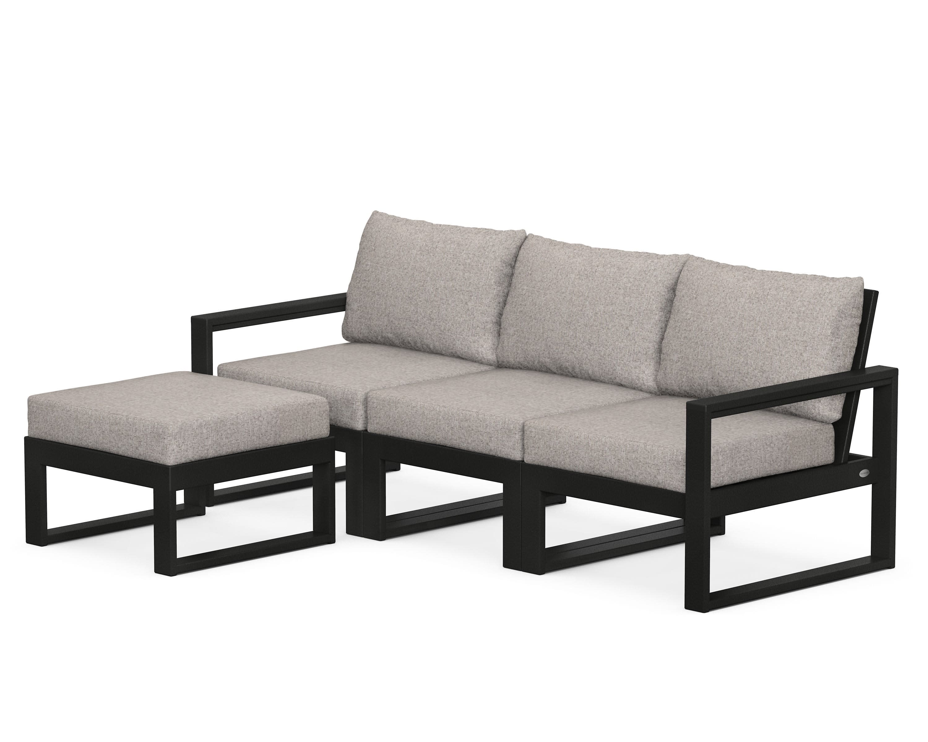 EDGE 4-Piece Modular Deep Seating Set with Ottoman - Image 149