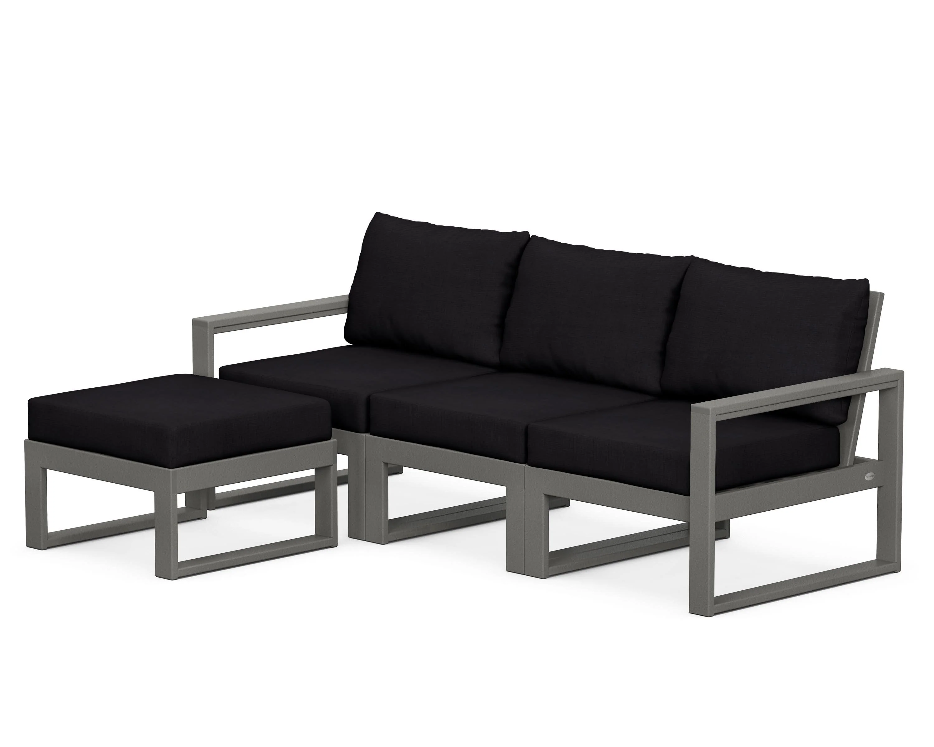 EDGE 4-Piece Modular Deep Seating Set with Ottoman - Image 159