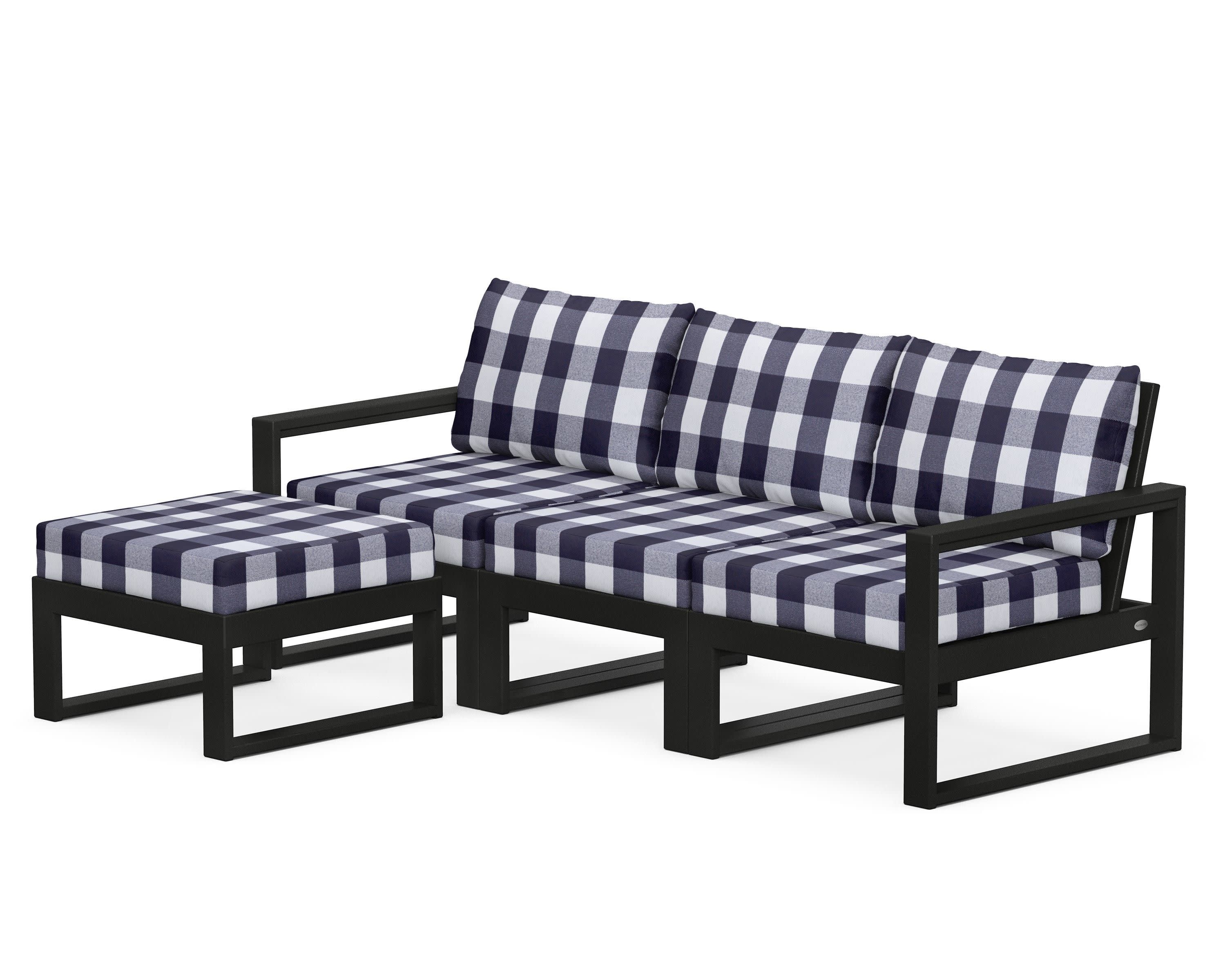 EDGE 4-Piece Modular Deep Seating Set with Ottoman - Image 16