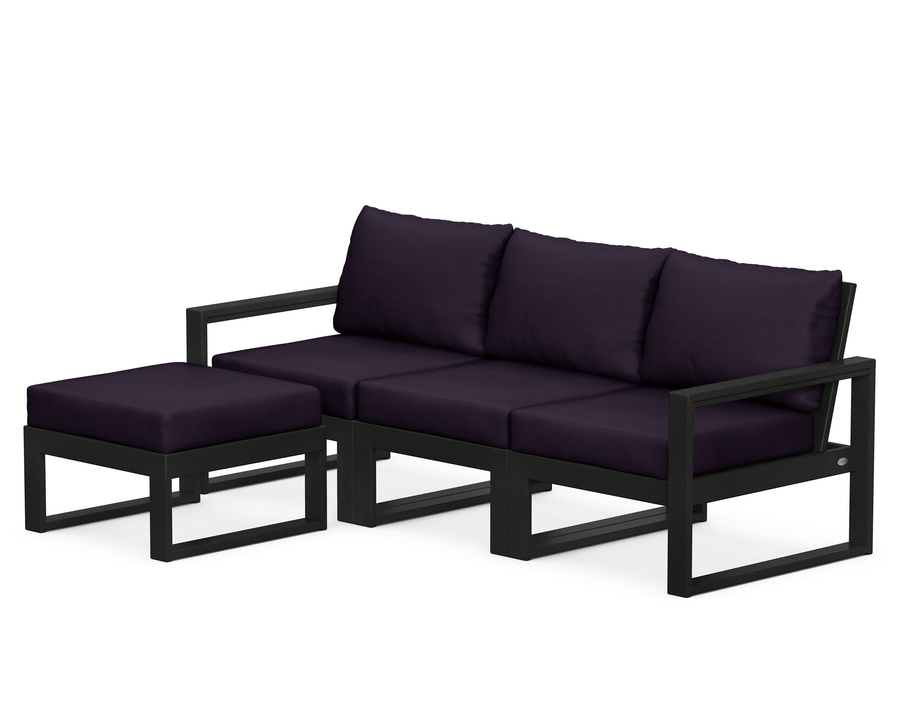 EDGE 4-Piece Modular Deep Seating Set with Ottoman - Image 165