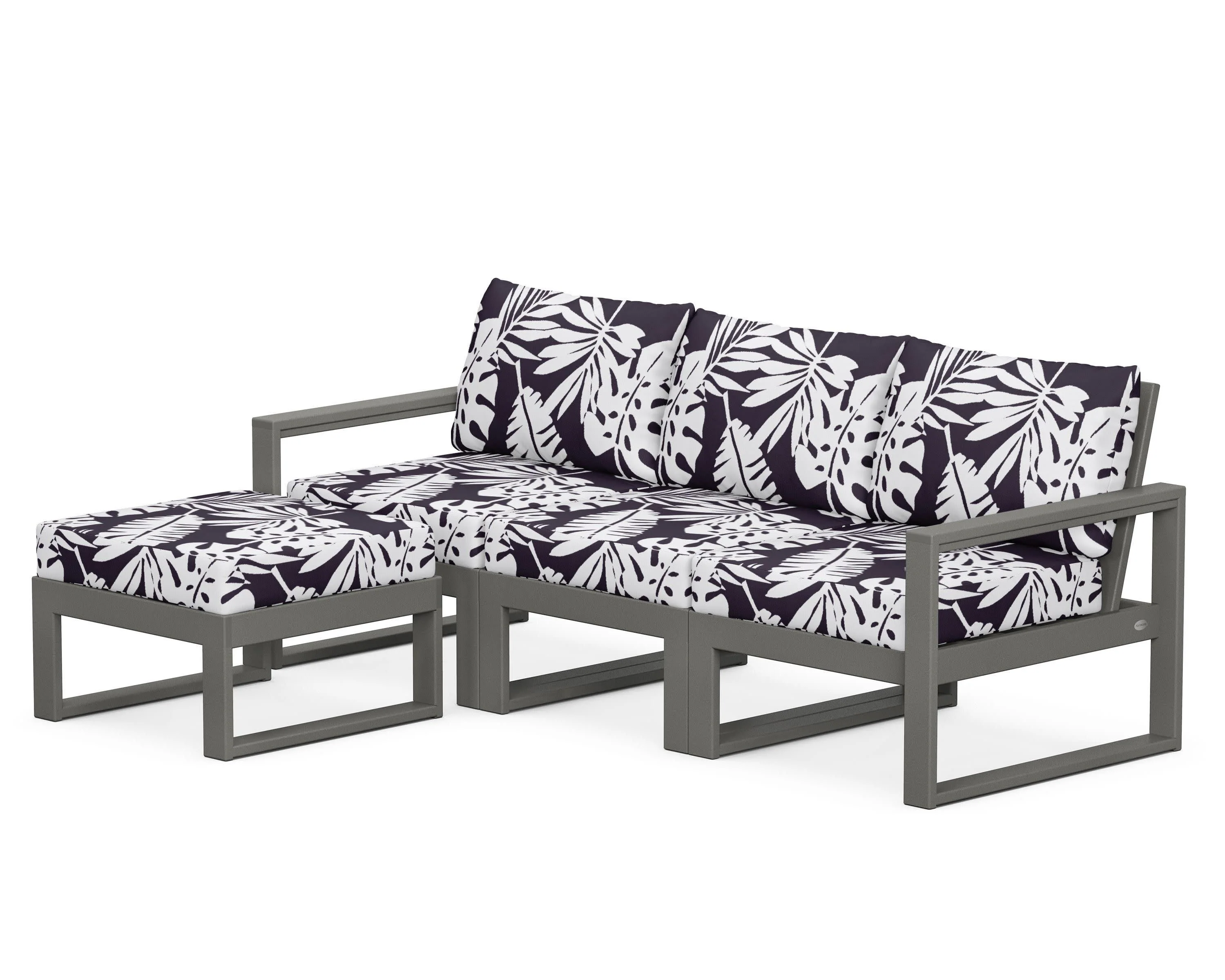 EDGE 4-Piece Modular Deep Seating Set with Ottoman - Image 175
