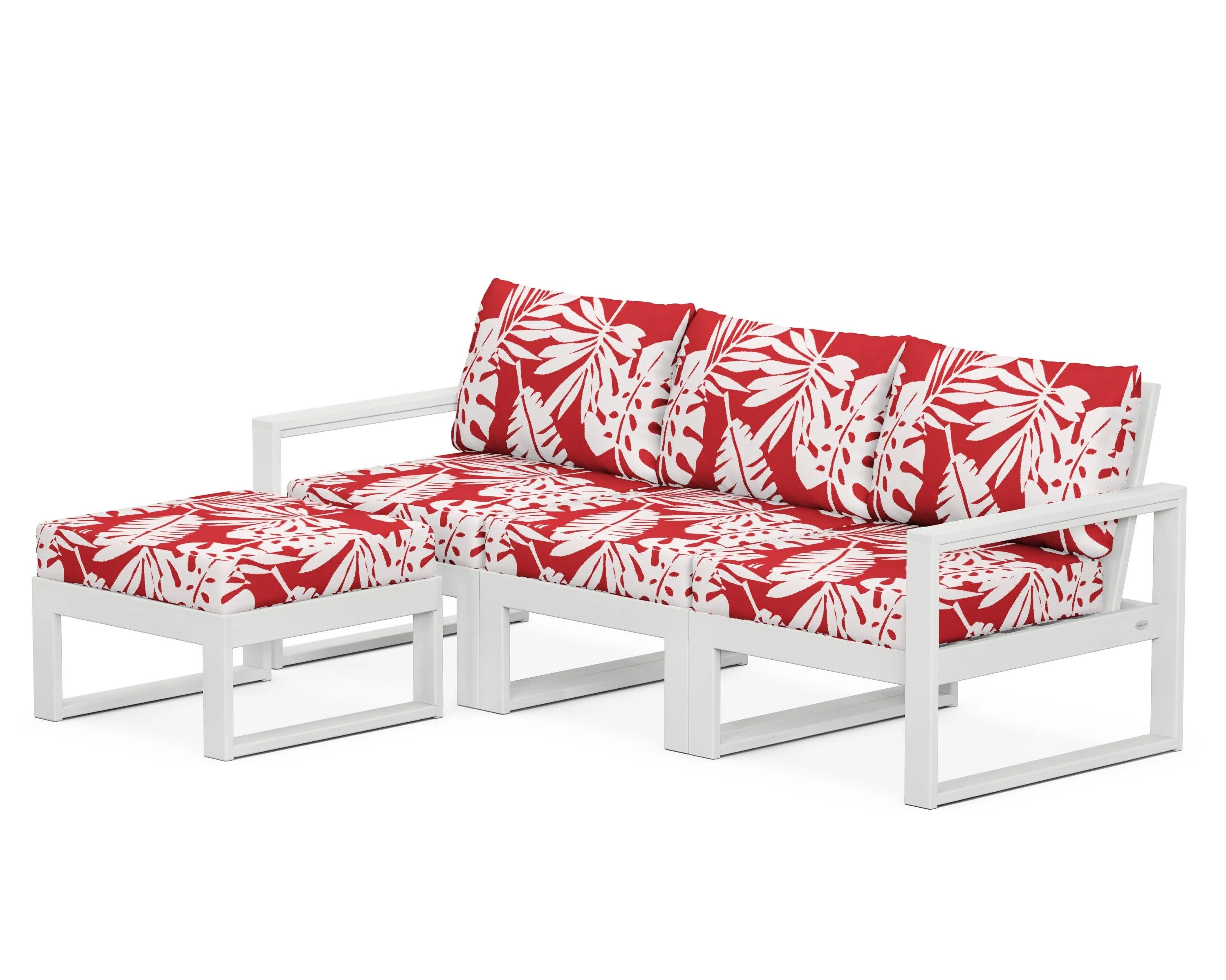 EDGE 4-Piece Modular Deep Seating Set with Ottoman - Image 206
