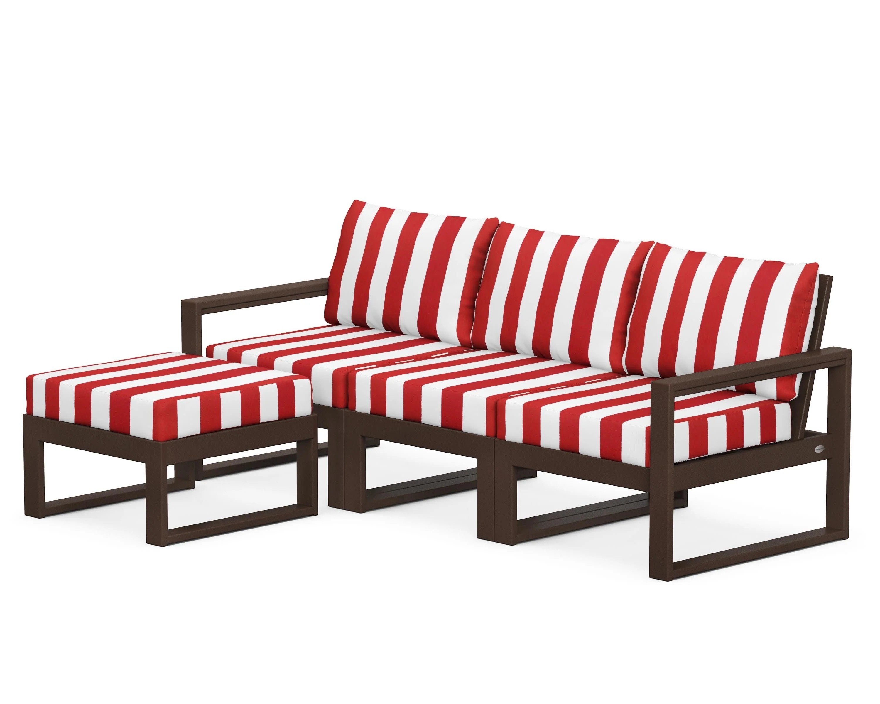 EDGE 4-Piece Modular Deep Seating Set with Ottoman - Image 3