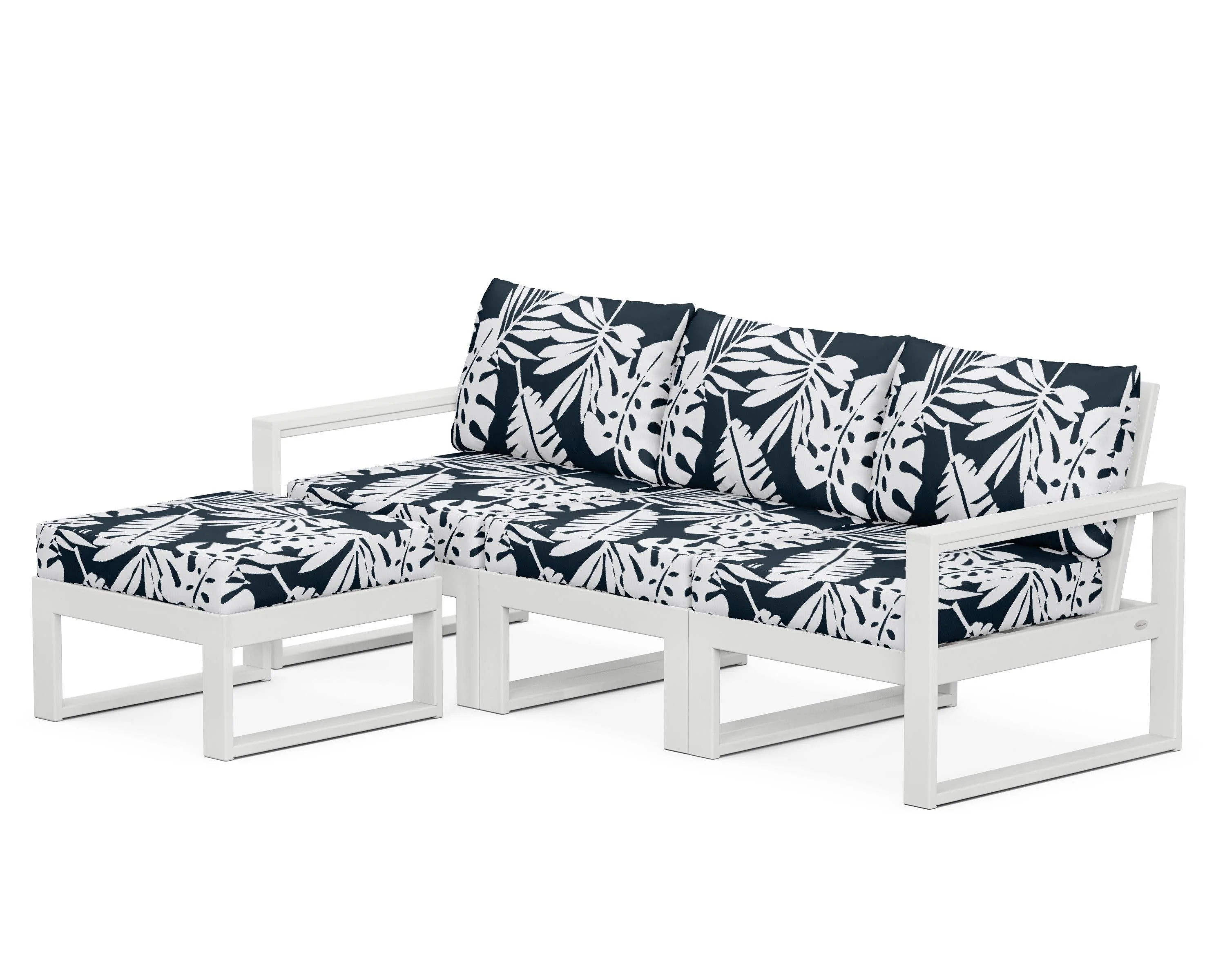 EDGE 4-Piece Modular Deep Seating Set with Ottoman - Image 32