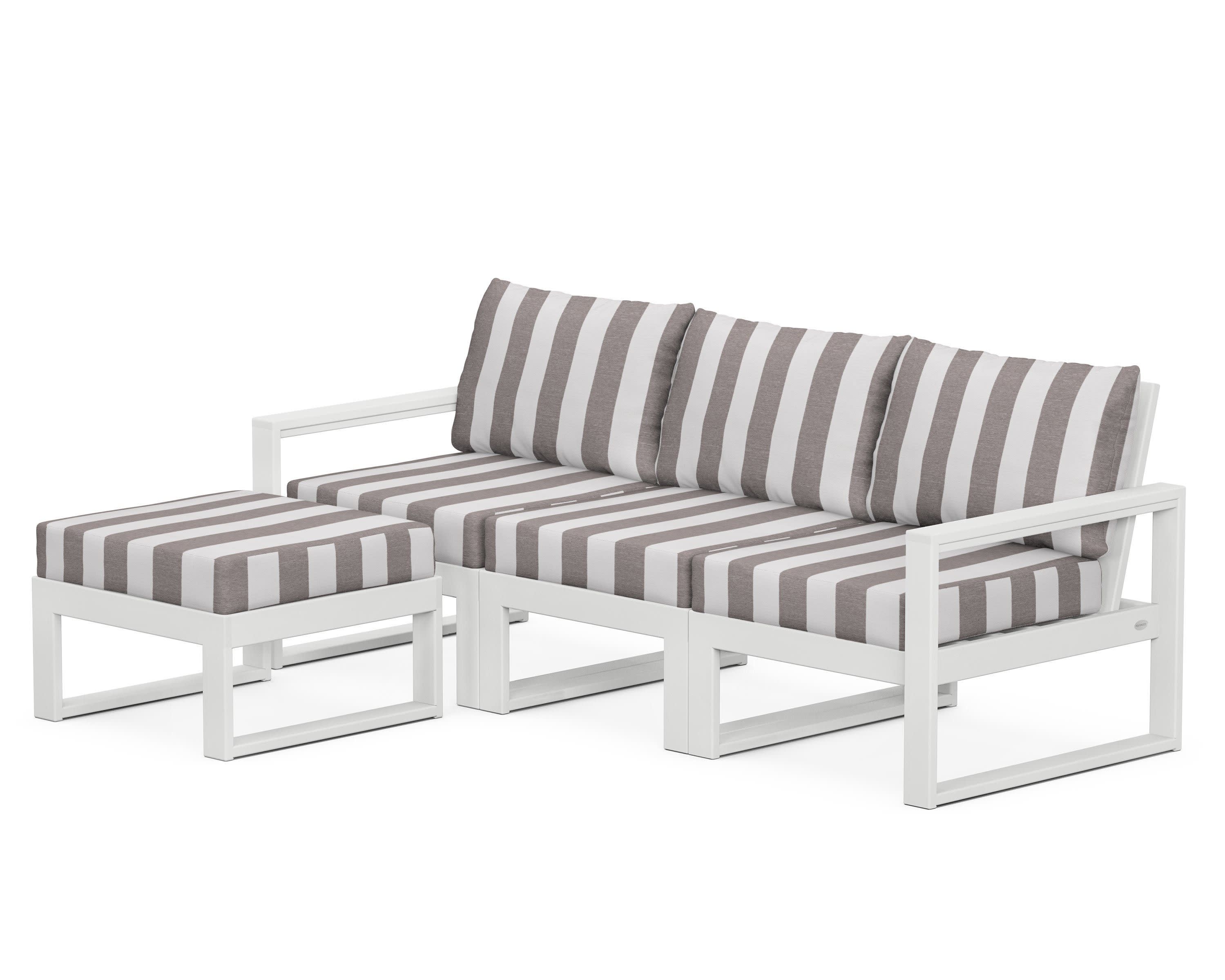 EDGE 4-Piece Modular Deep Seating Set with Ottoman - Image 35
