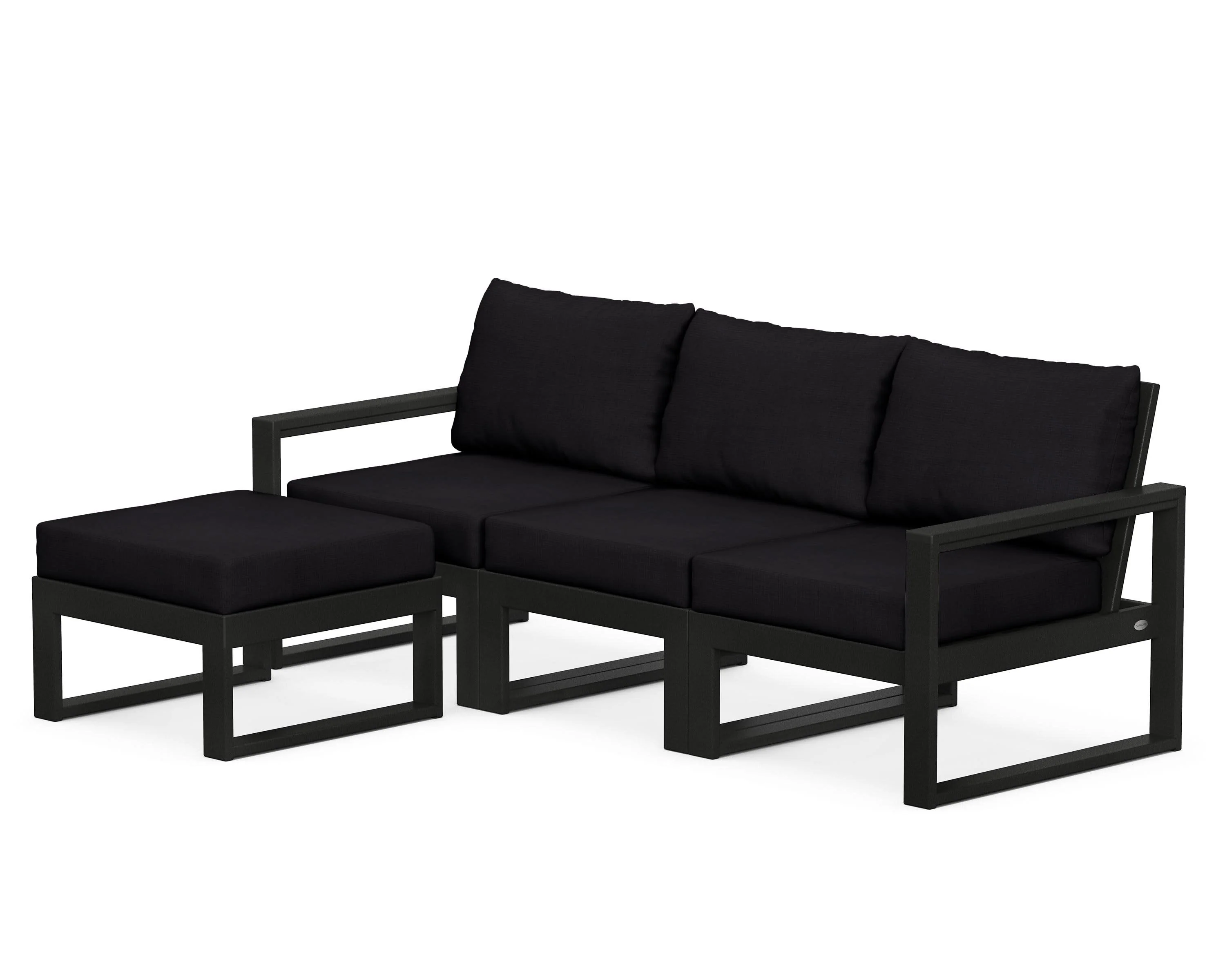 EDGE 4-Piece Modular Deep Seating Set with Ottoman - Image 40