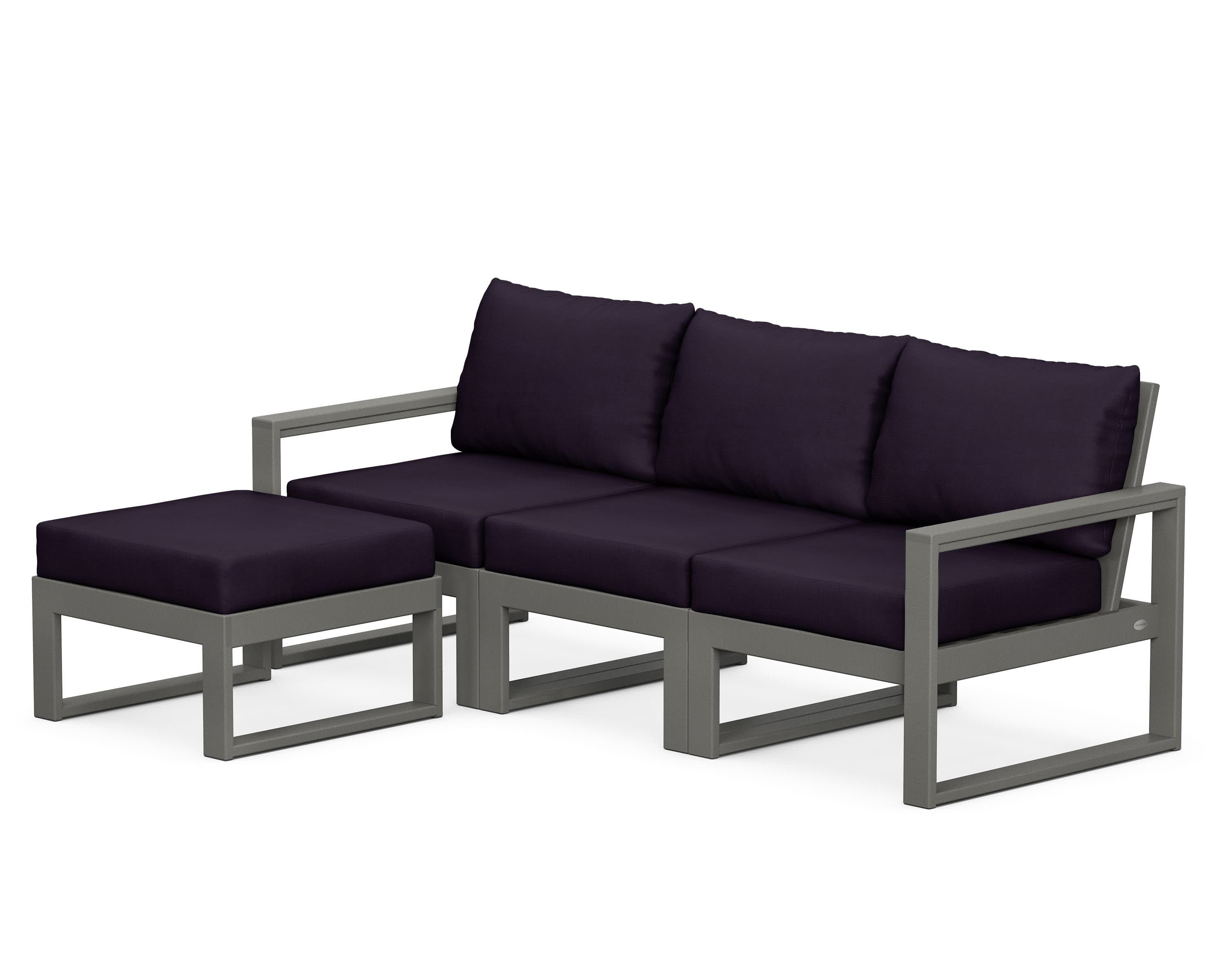 EDGE 4-Piece Modular Deep Seating Set with Ottoman - Image 42
