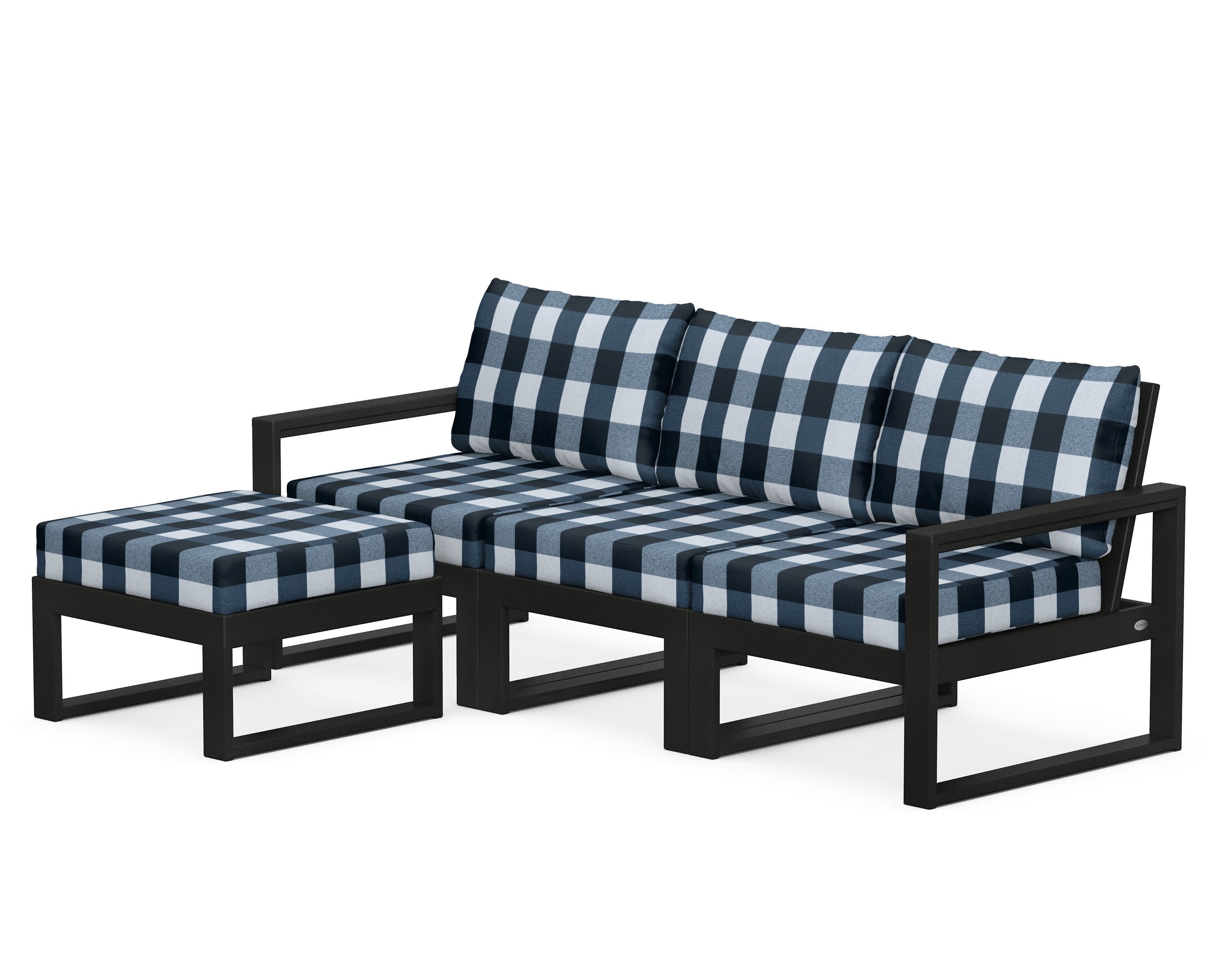 EDGE 4-Piece Modular Deep Seating Set with Ottoman - Image 50