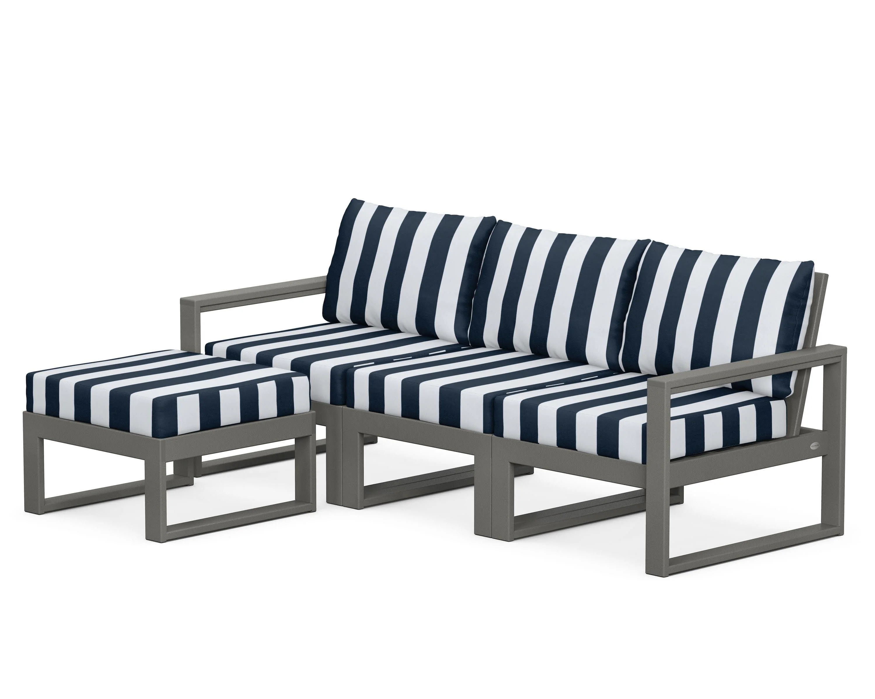 EDGE 4-Piece Modular Deep Seating Set with Ottoman - Image 51