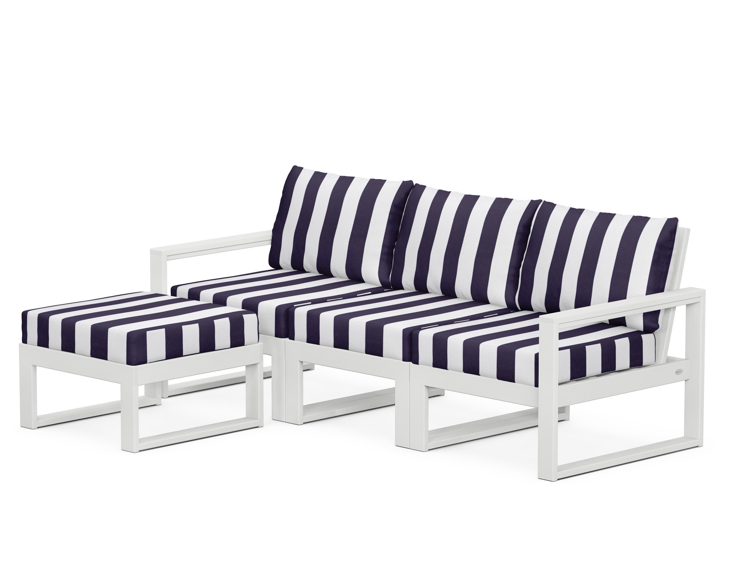 EDGE 4-Piece Modular Deep Seating Set with Ottoman - Image 61