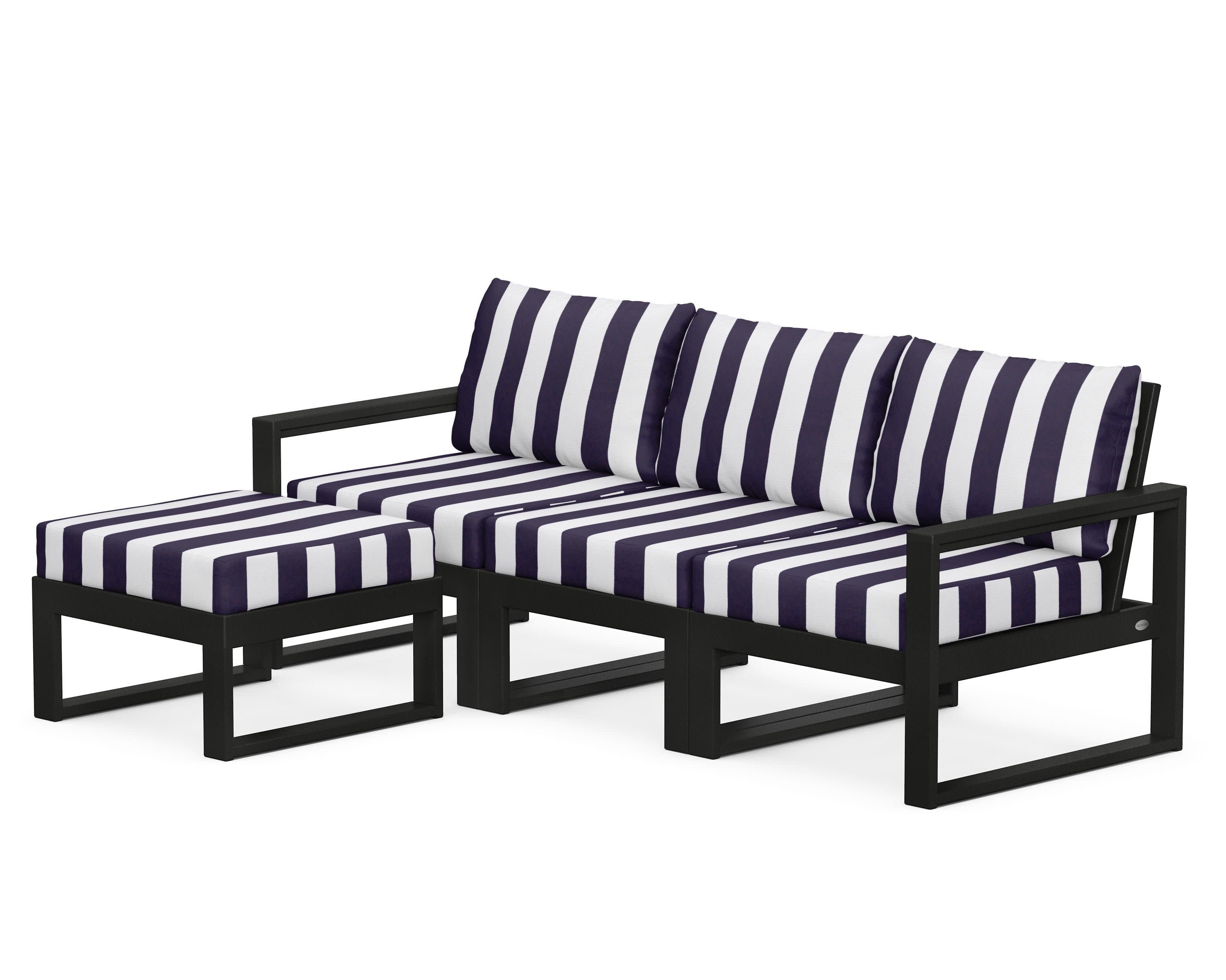 EDGE 4-Piece Modular Deep Seating Set with Ottoman - Image 68