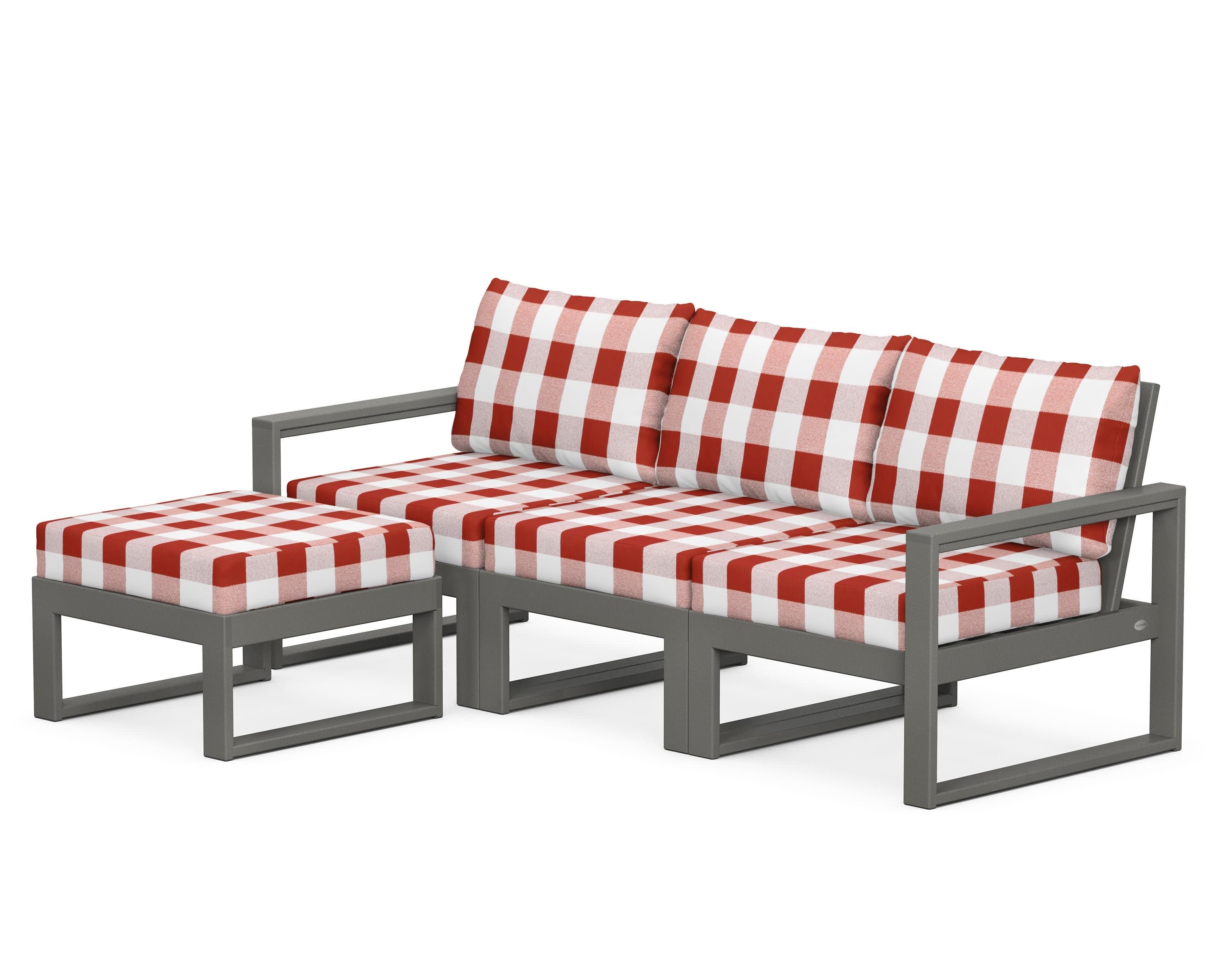 EDGE 4-Piece Modular Deep Seating Set with Ottoman - Image 7