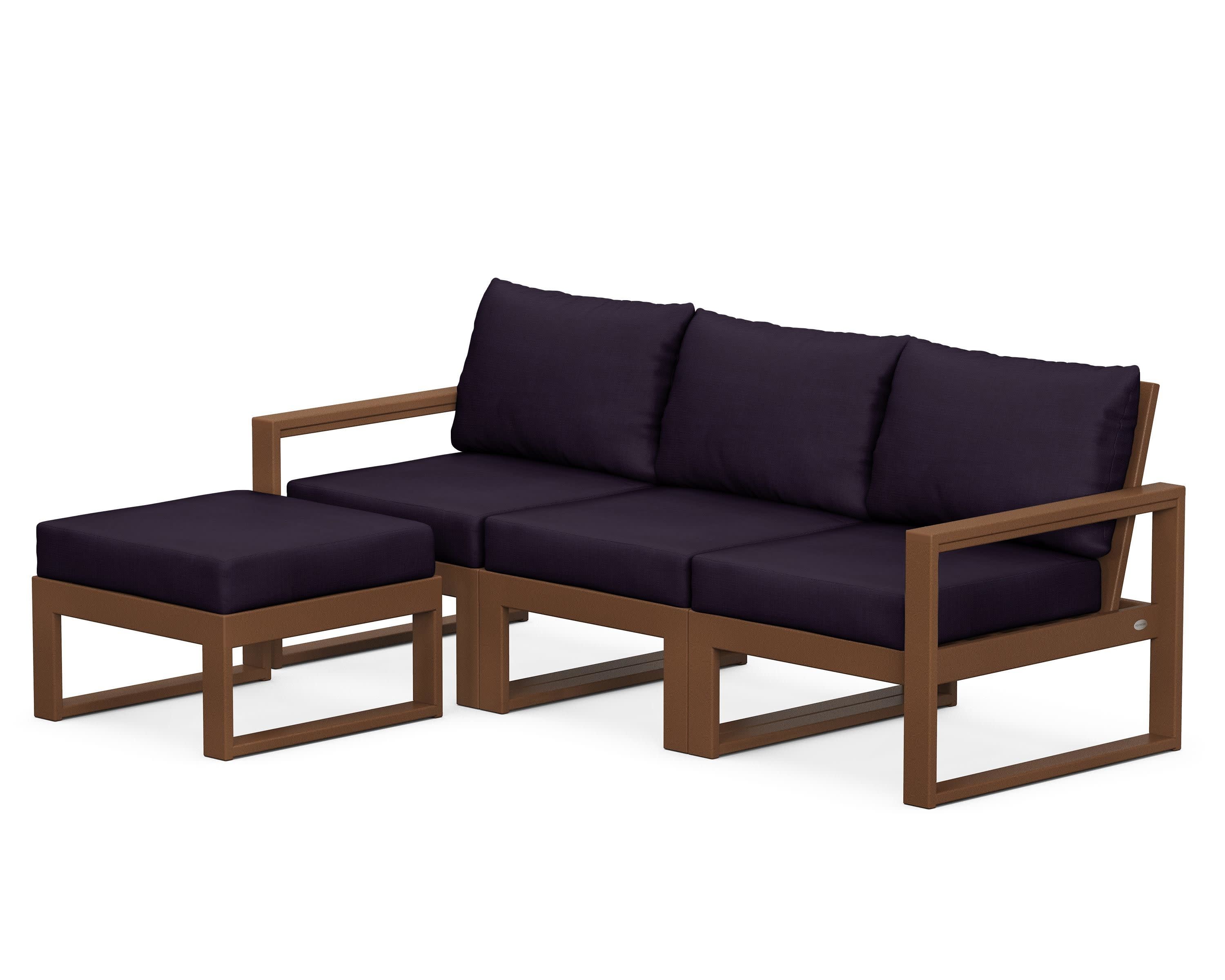 EDGE 4-Piece Modular Deep Seating Set with Ottoman - Image 77