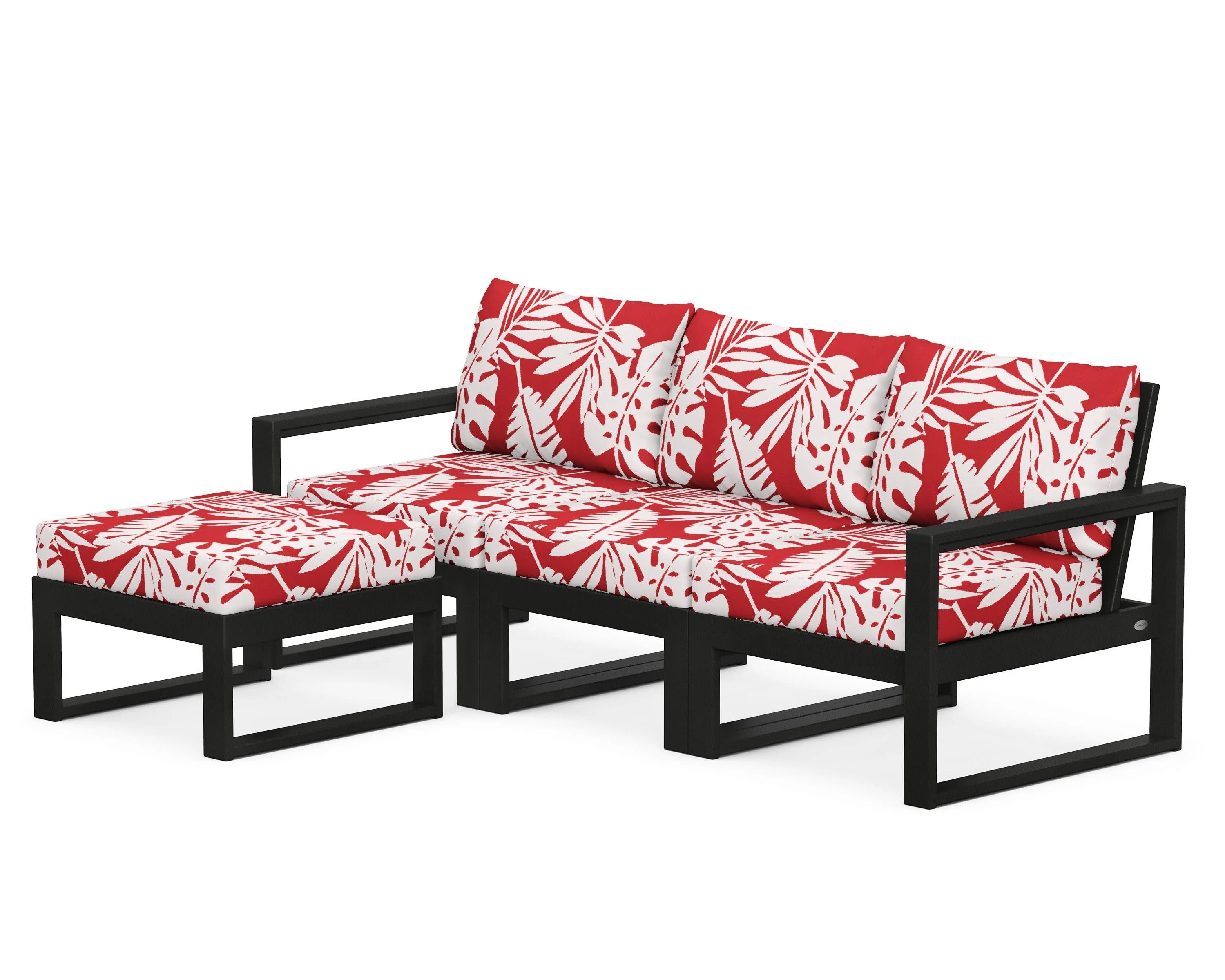 EDGE 4-Piece Modular Deep Seating Set with Ottoman - Image 8