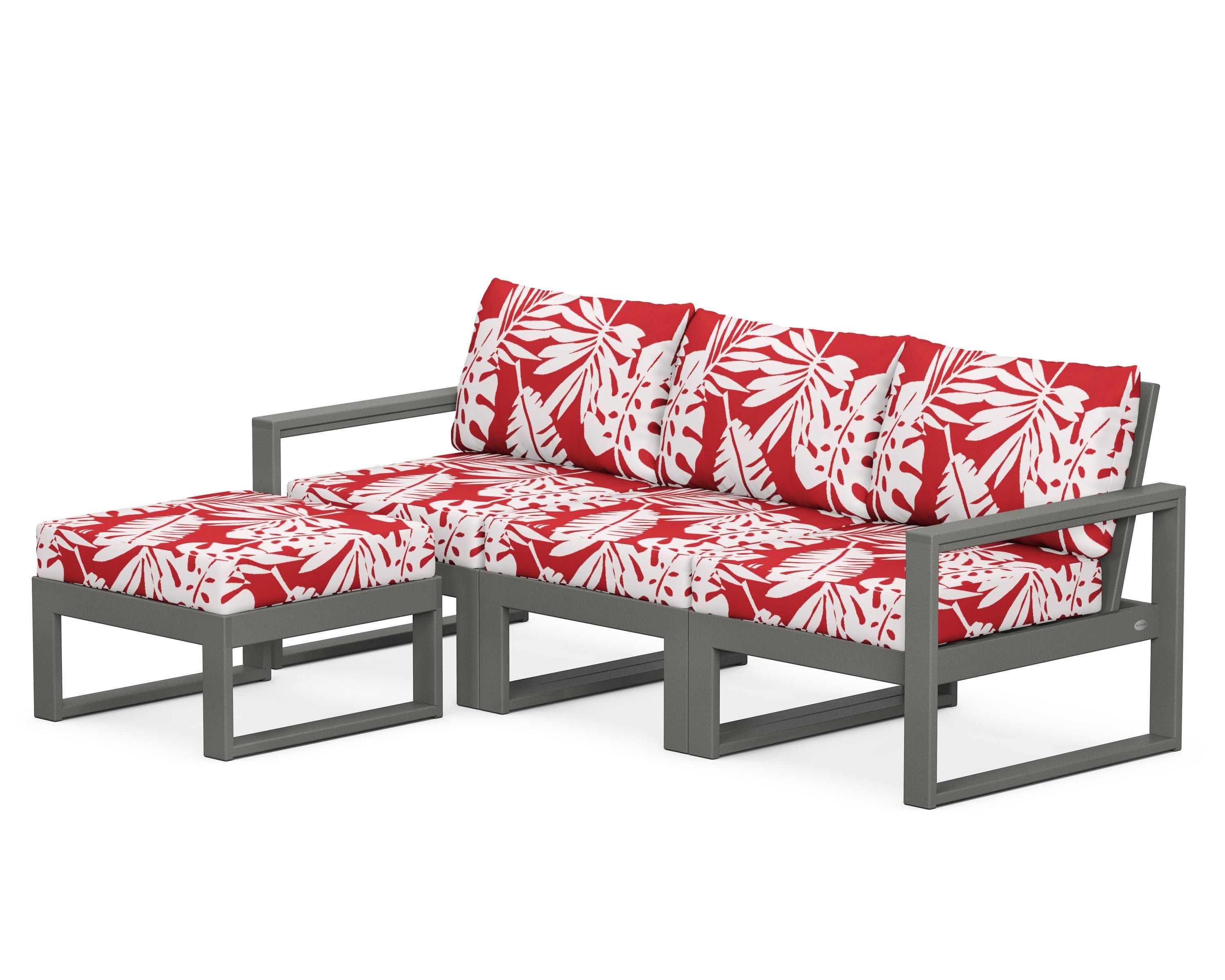 EDGE 4-Piece Modular Deep Seating Set with Ottoman - Image 93