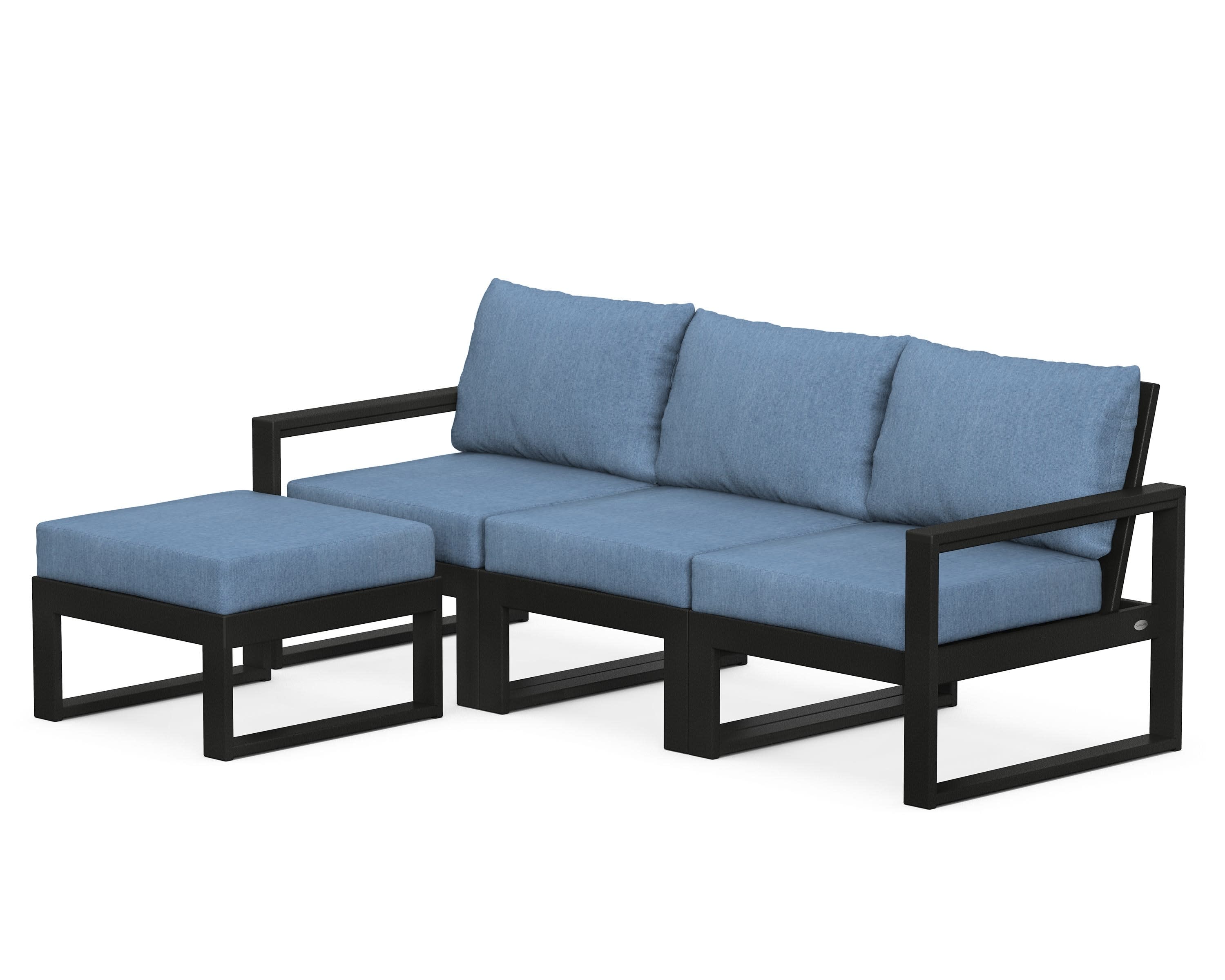 EDGE 4-Piece Modular Deep Seating Set with Ottoman - Image 99