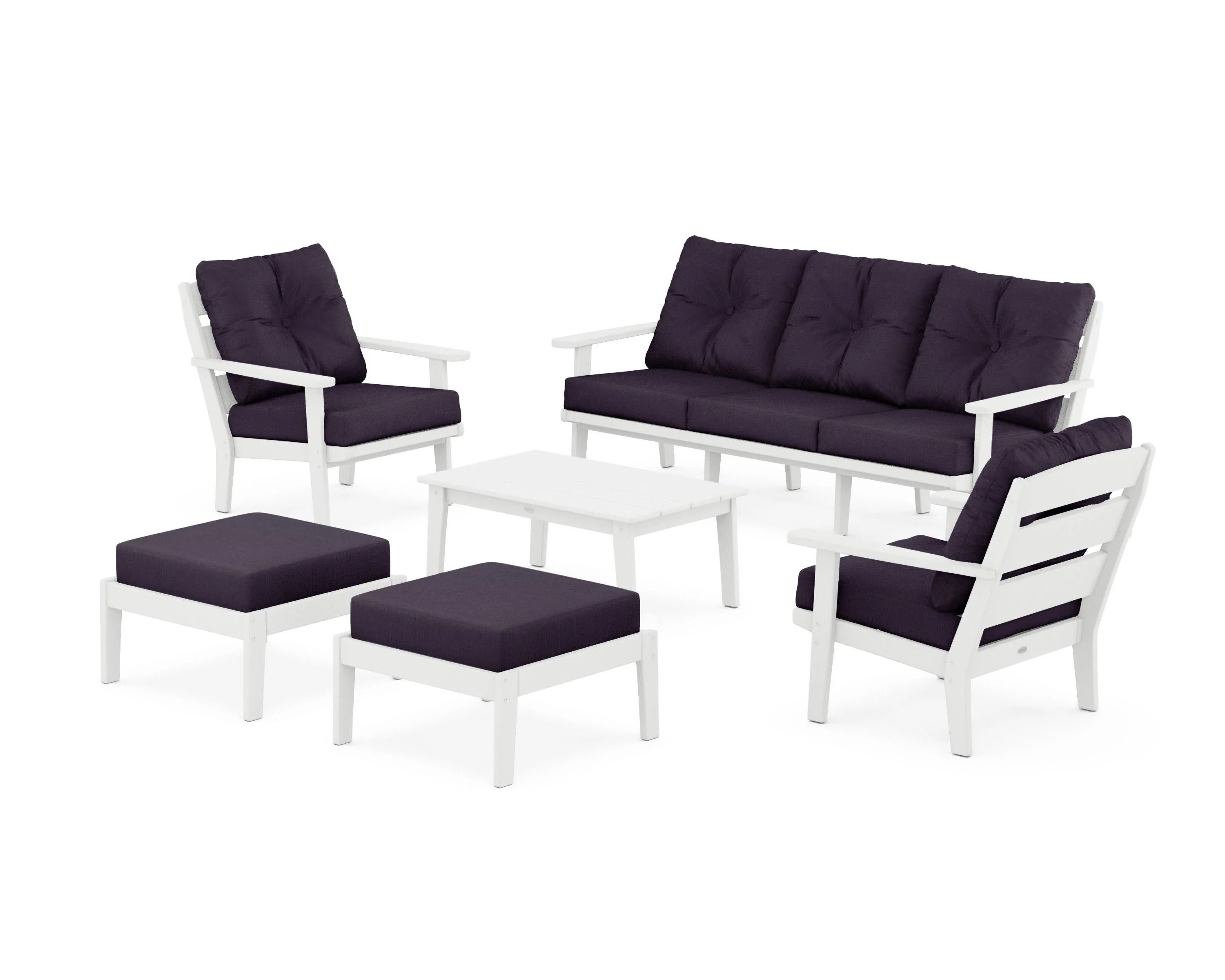 Lakeside 6-Piece Lounge Sofa Set - Image 112