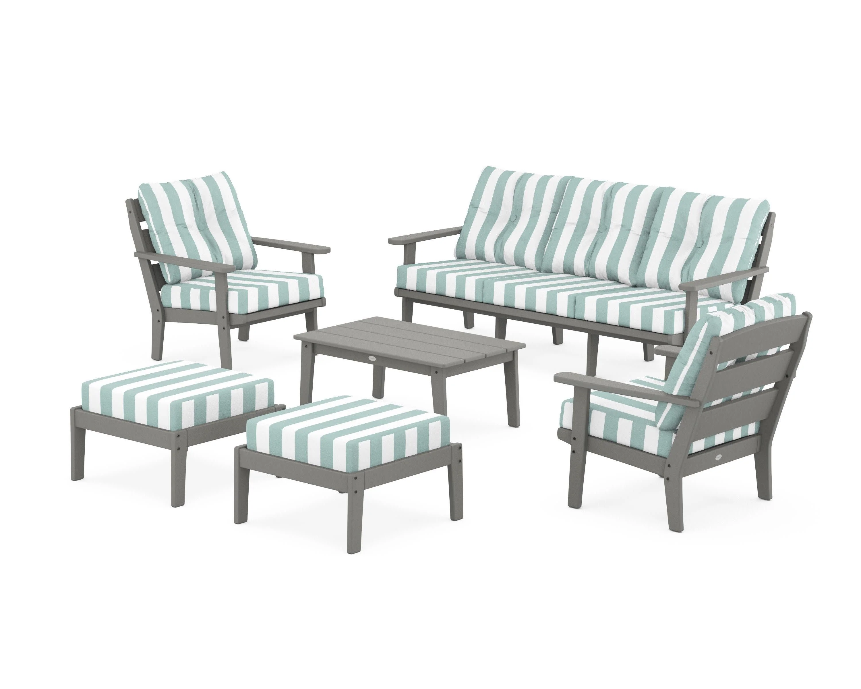 Lakeside 6-Piece Lounge Sofa Set - Image 15