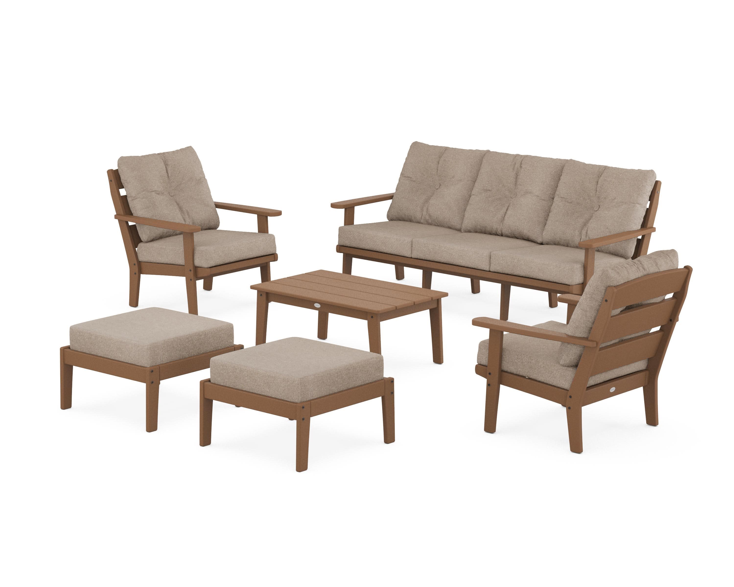 Lakeside 6-Piece Lounge Sofa Set - Image 16