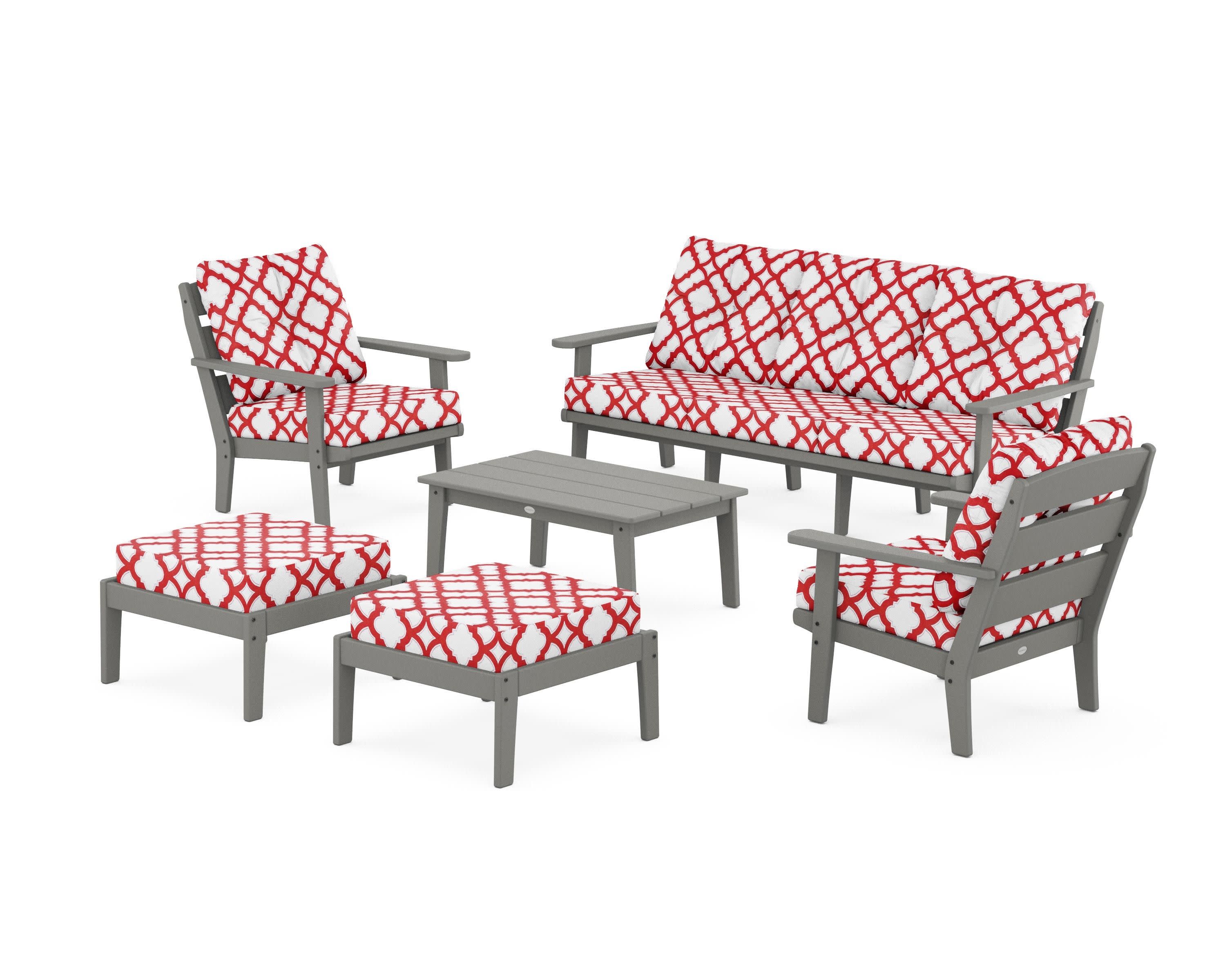 Lakeside 6-Piece Lounge Sofa Set - Image 169