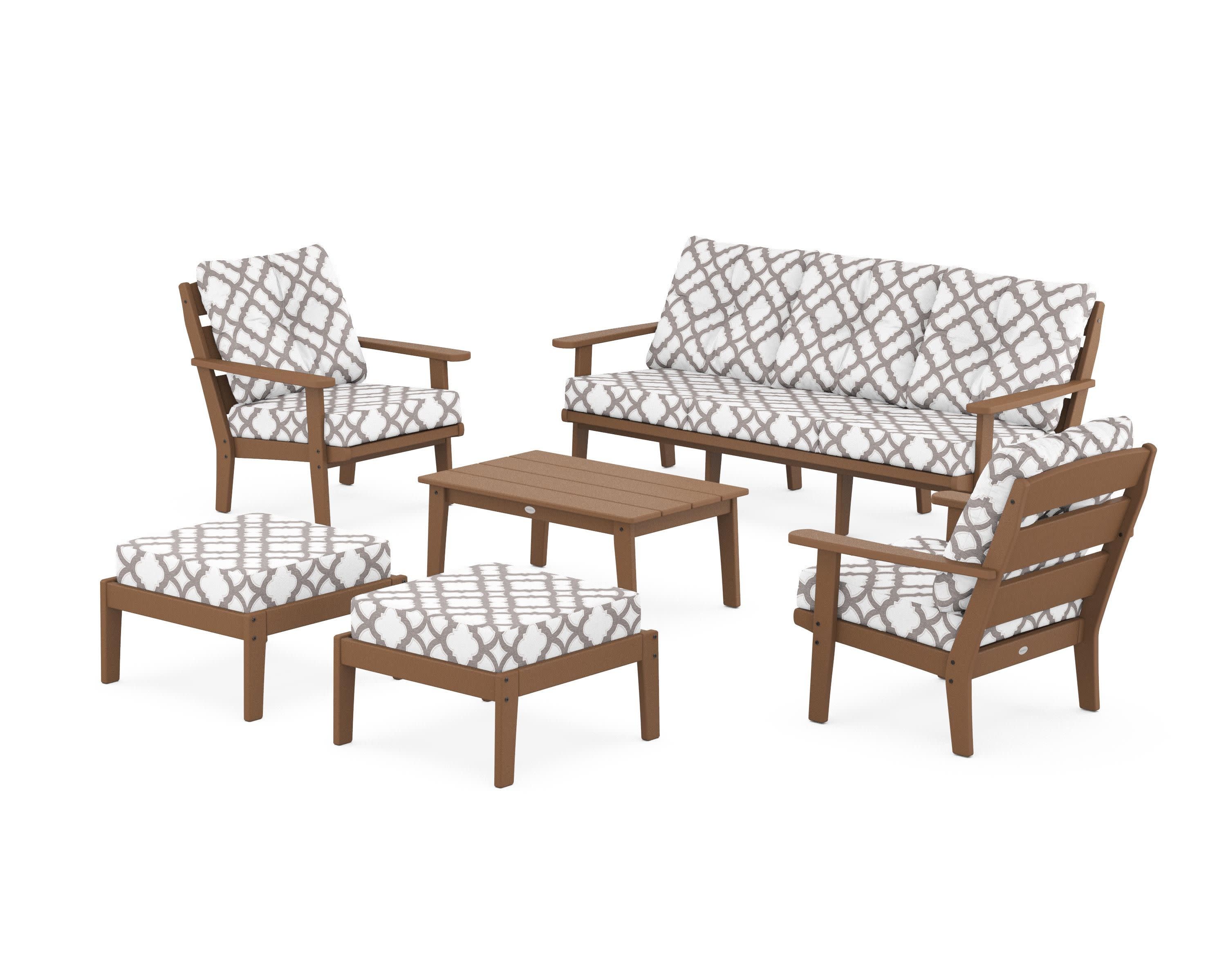 Lakeside 6-Piece Lounge Sofa Set - Image 170