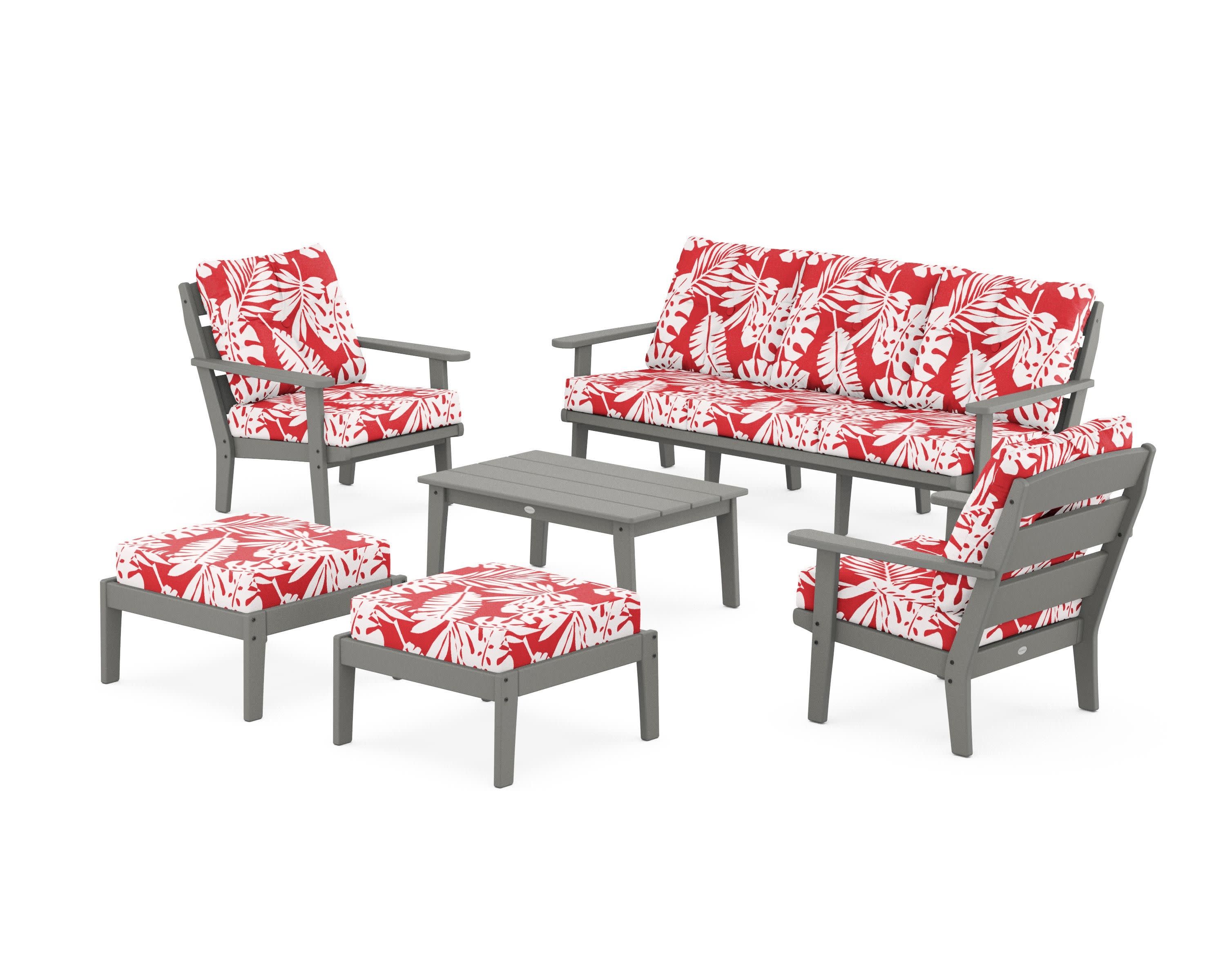 Lakeside 6-Piece Lounge Sofa Set - Image 174