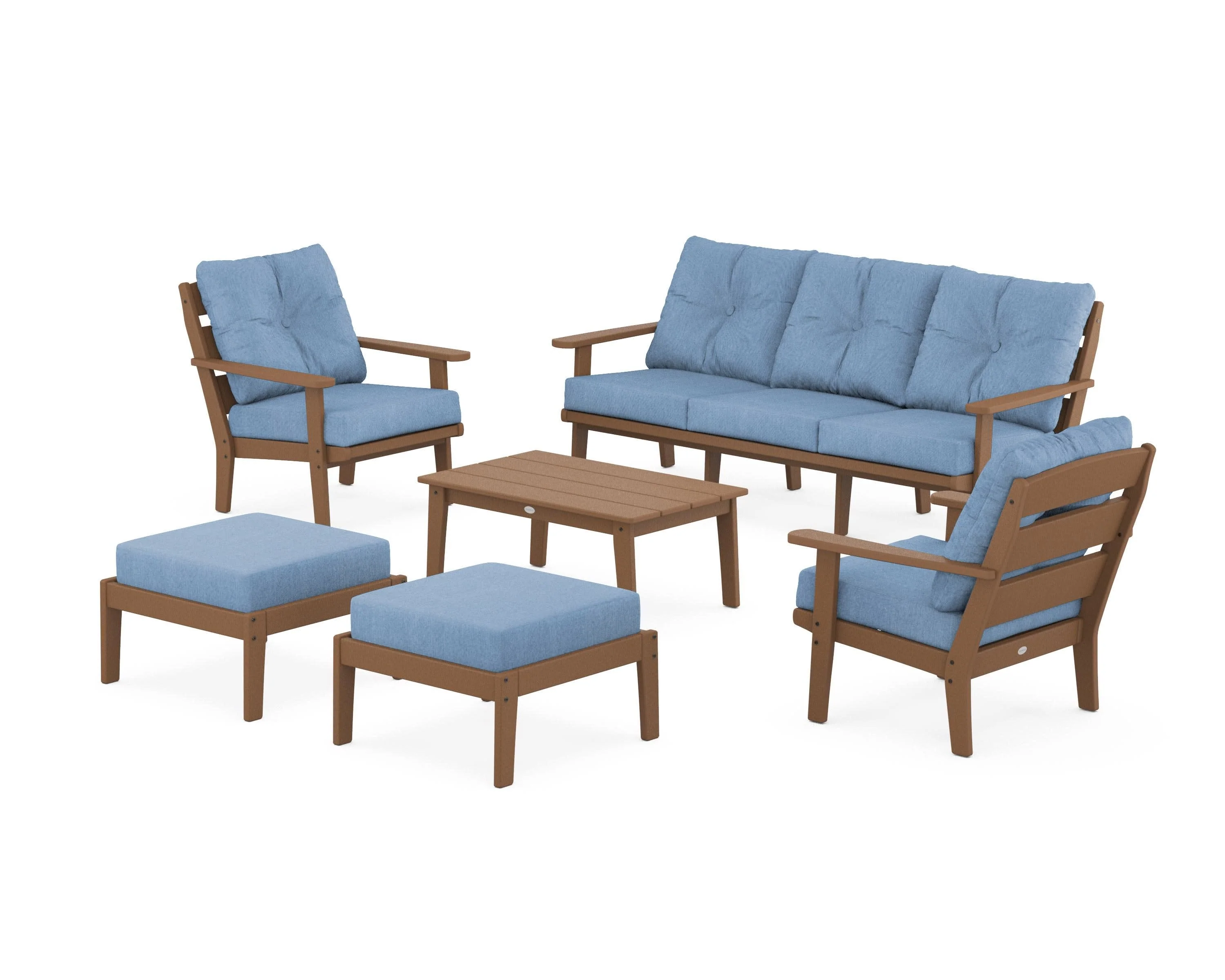 Lakeside 6-Piece Lounge Sofa Set - Image 175