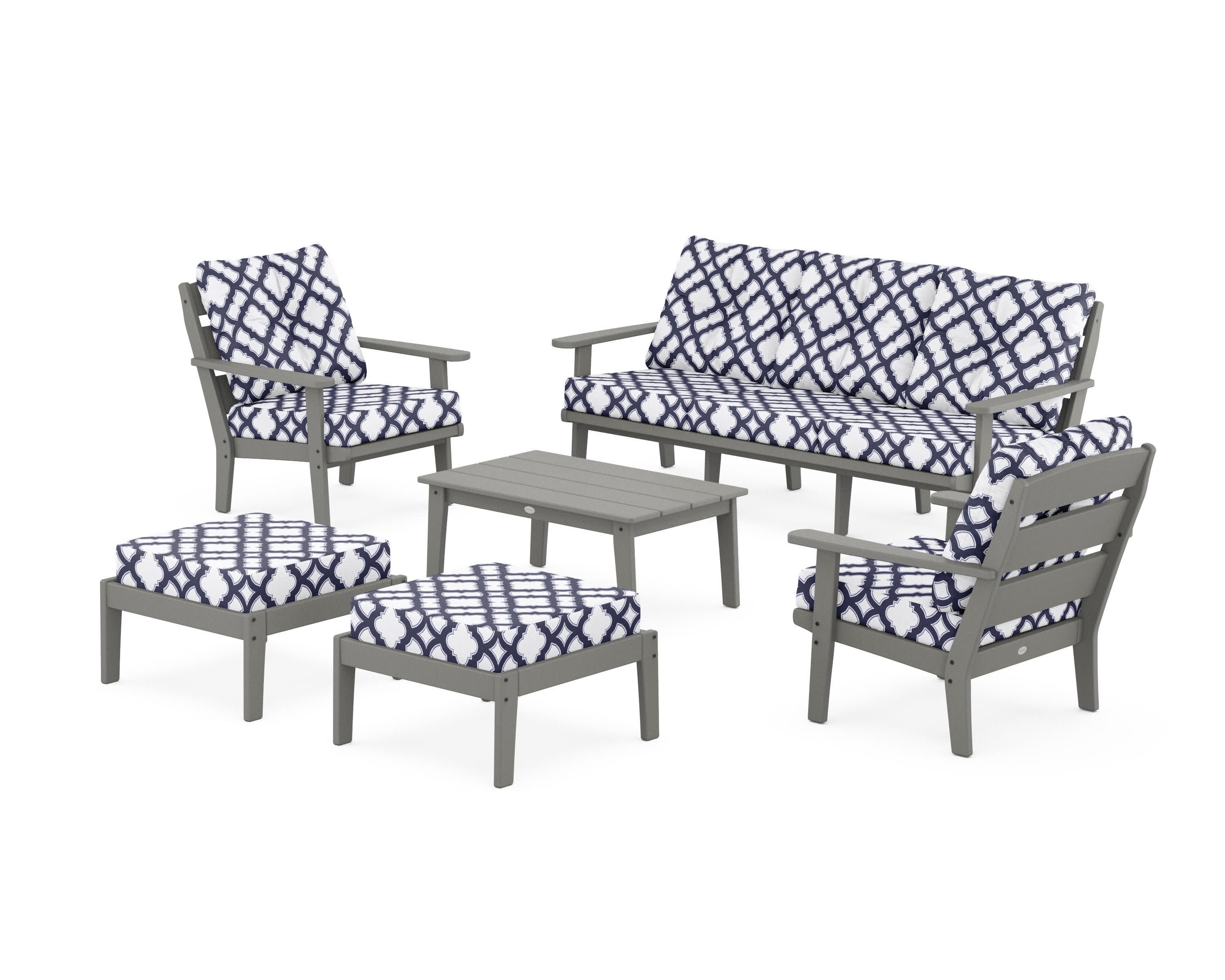Lakeside 6-Piece Lounge Sofa Set - Image 176