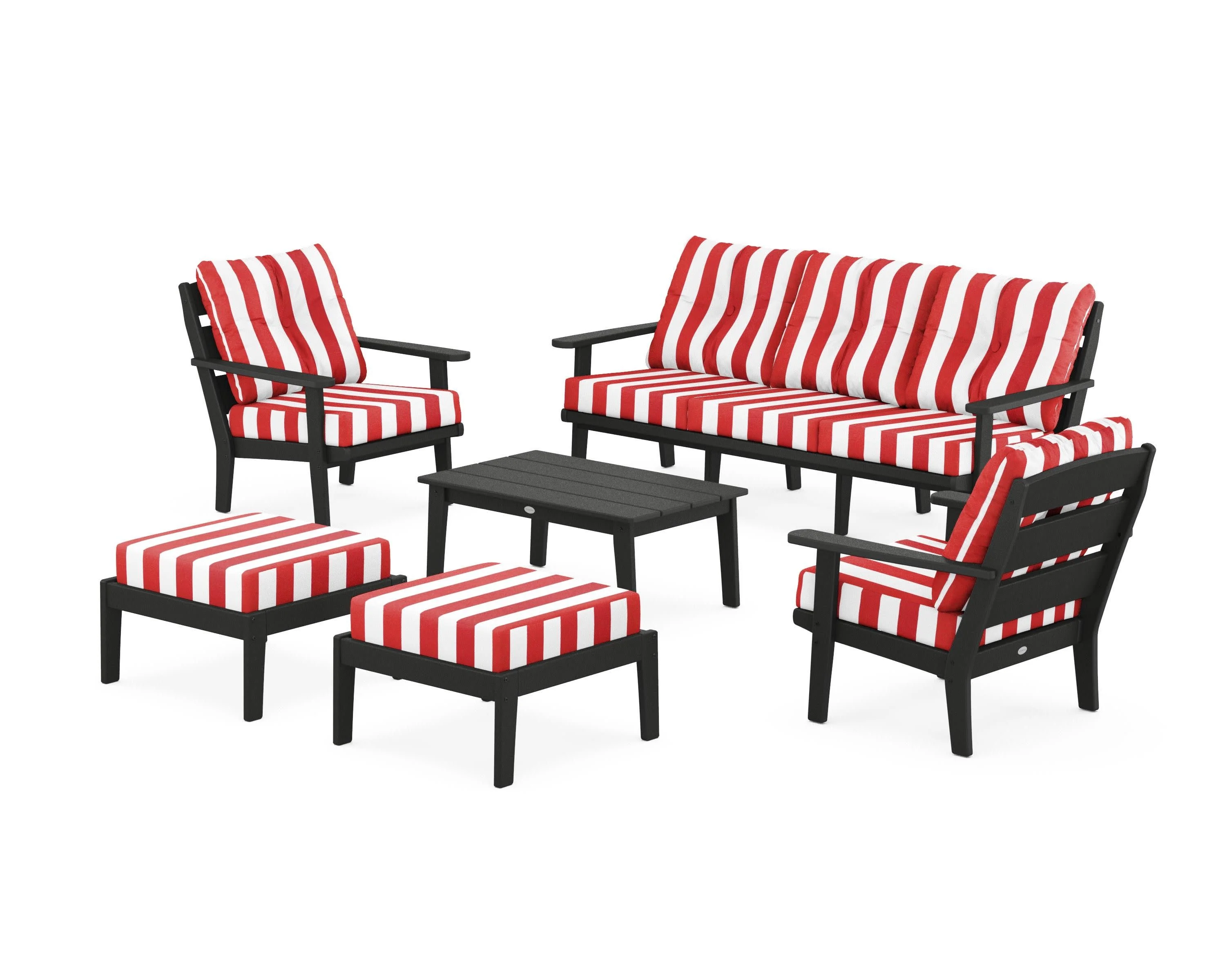 Lakeside 6-Piece Lounge Sofa Set - Image 187