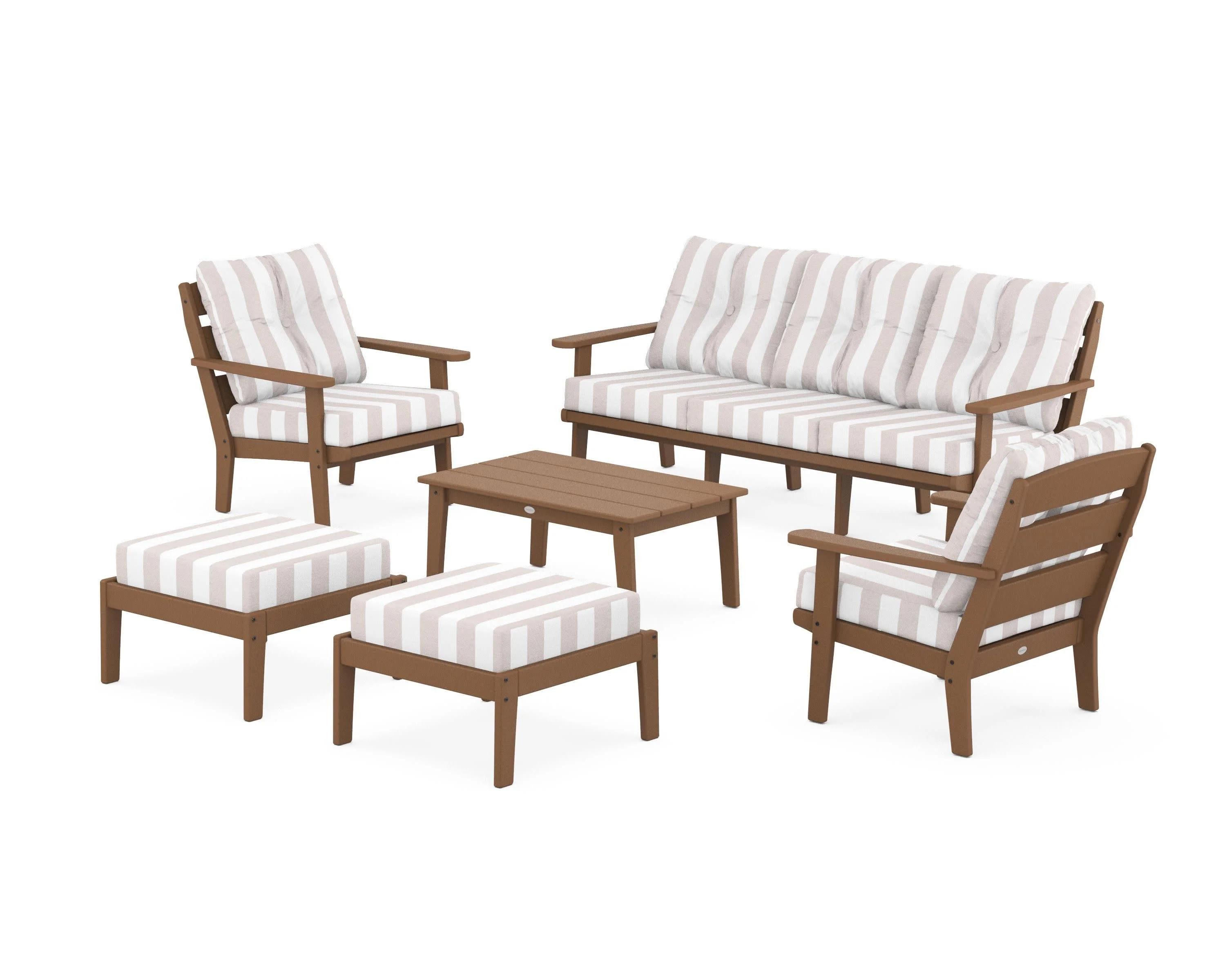Lakeside 6-Piece Lounge Sofa Set - Image 200