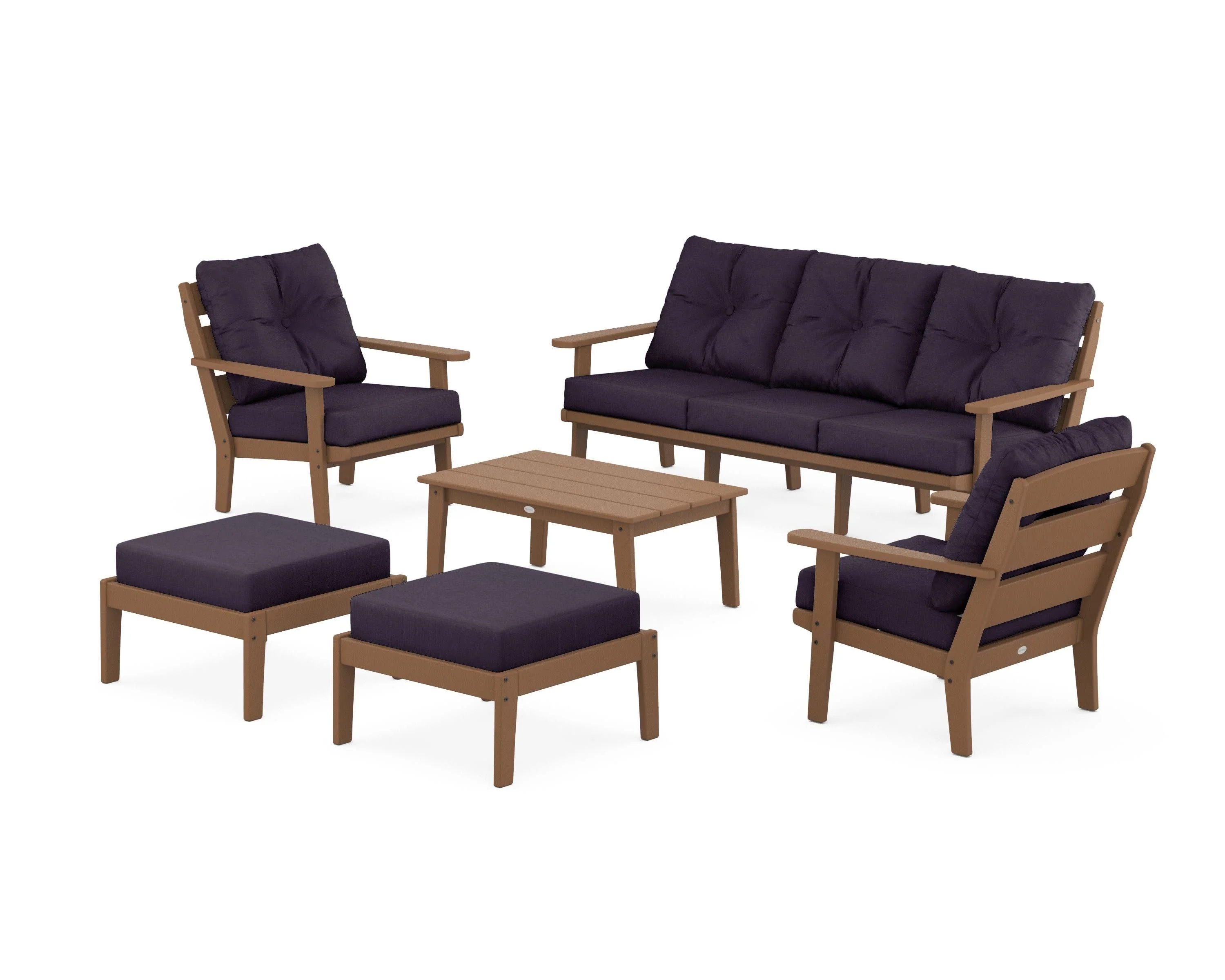 Lakeside 6-Piece Lounge Sofa Set - Image 23