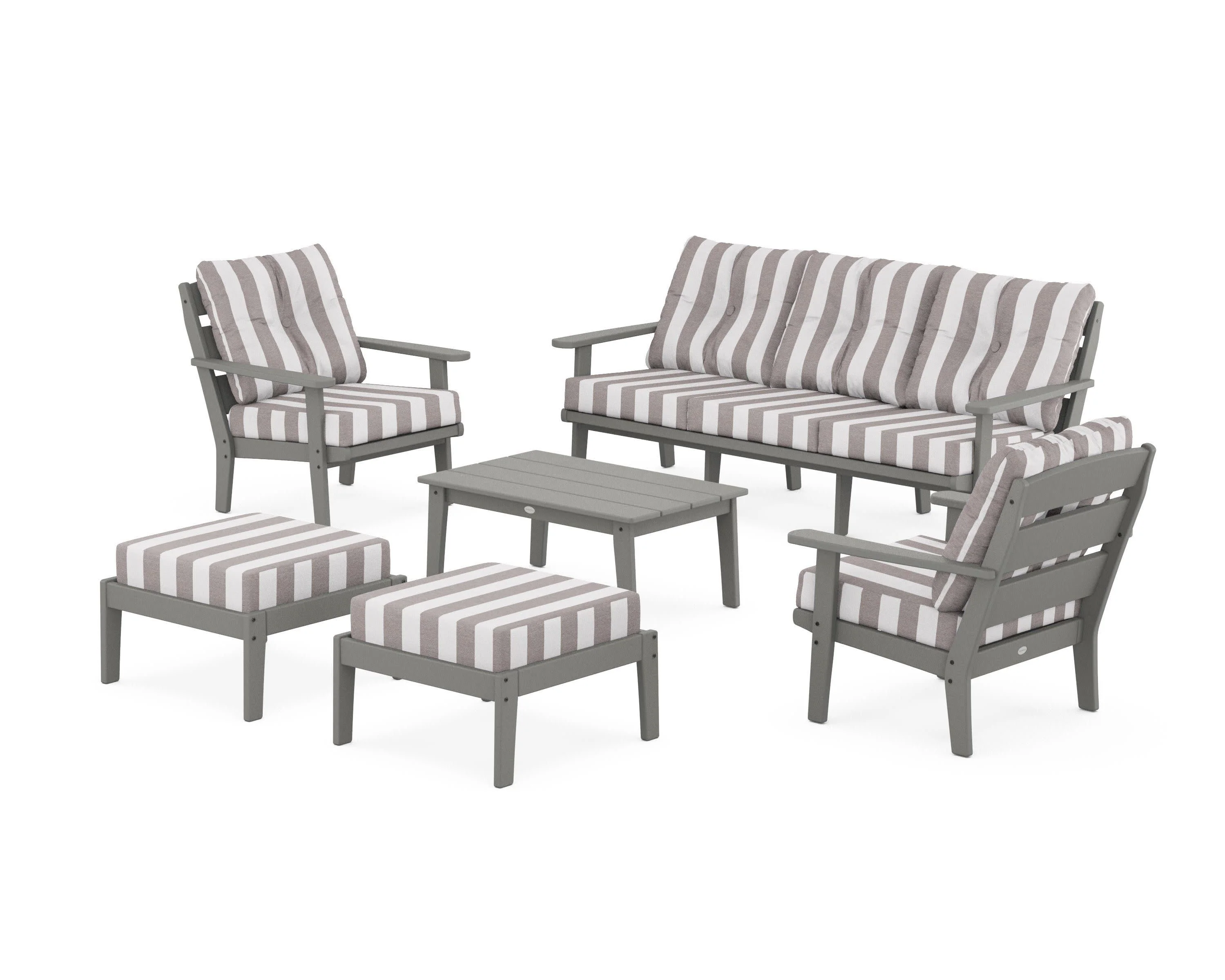 Lakeside 6-Piece Lounge Sofa Set - Image 34