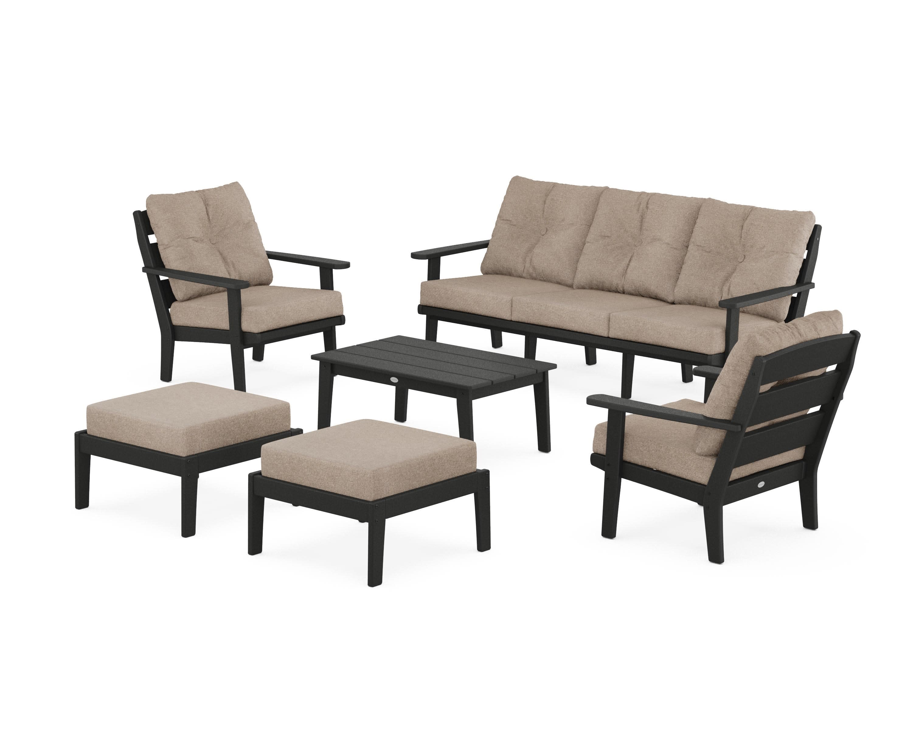 Lakeside 6-Piece Lounge Sofa Set - Image 35