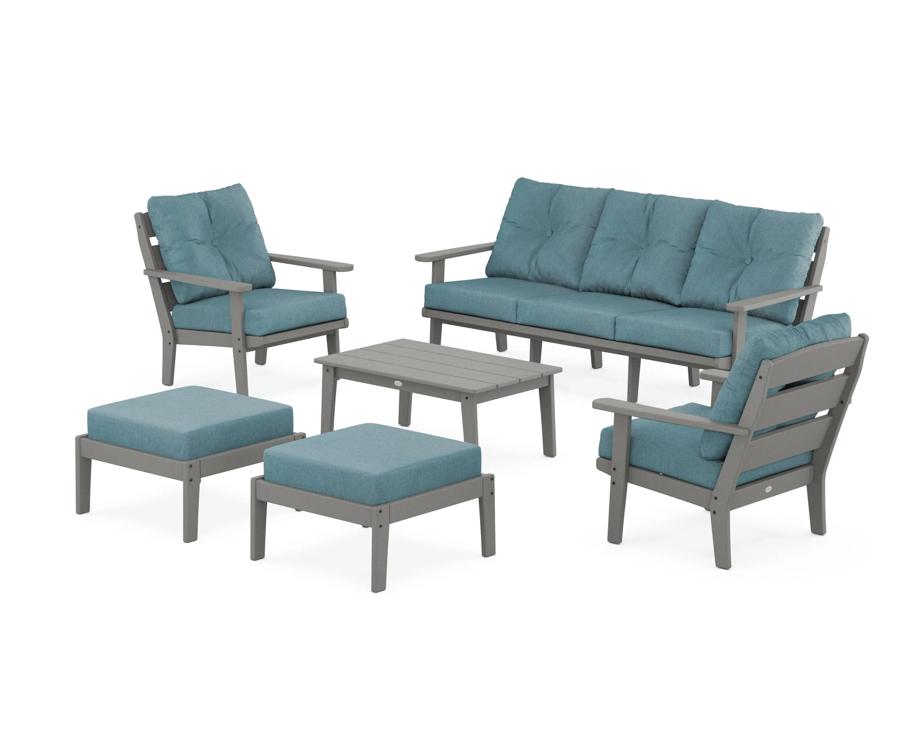 Lakeside 6-Piece Lounge Sofa Set - Image 4