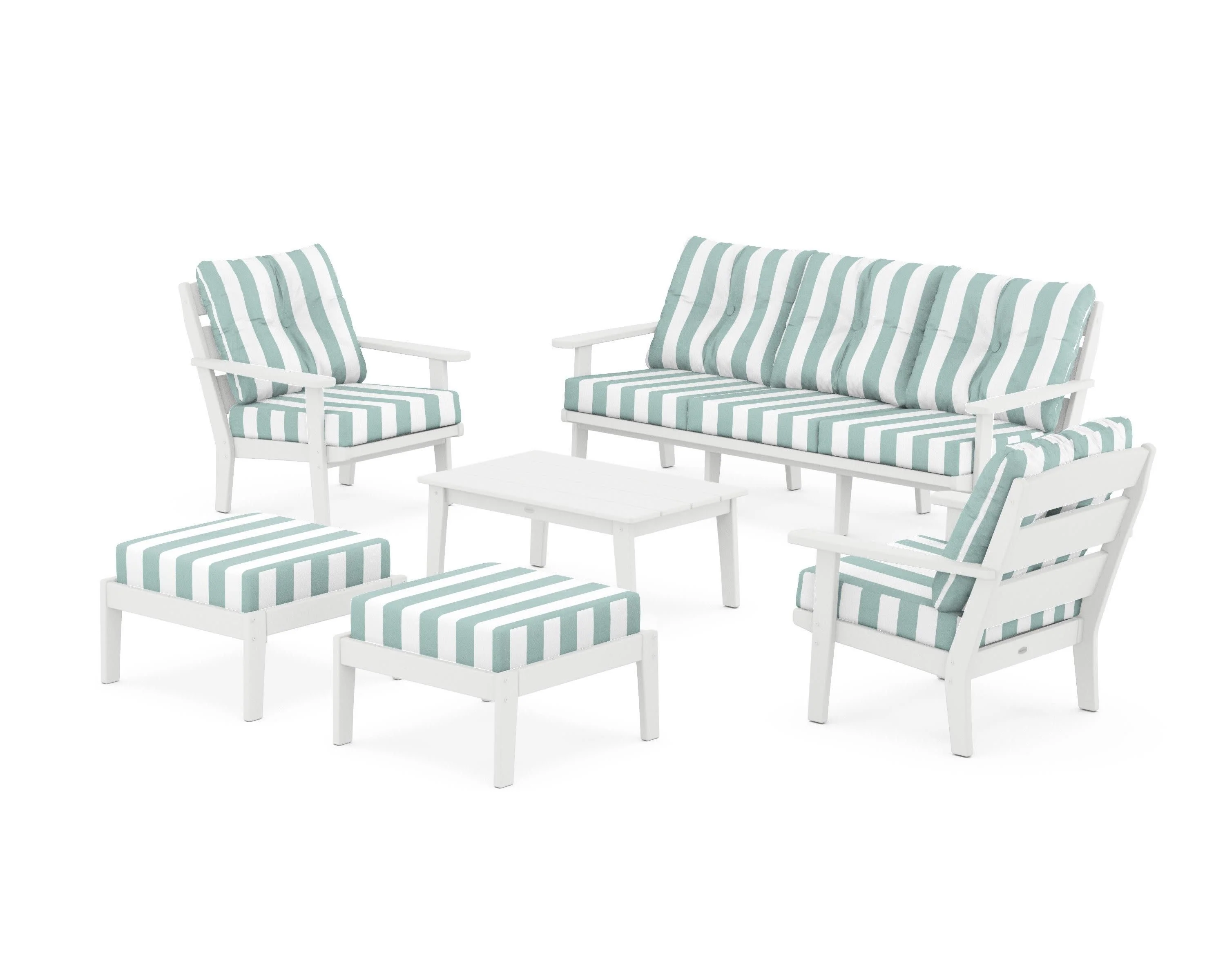 Lakeside 6-Piece Lounge Sofa Set - Image 41