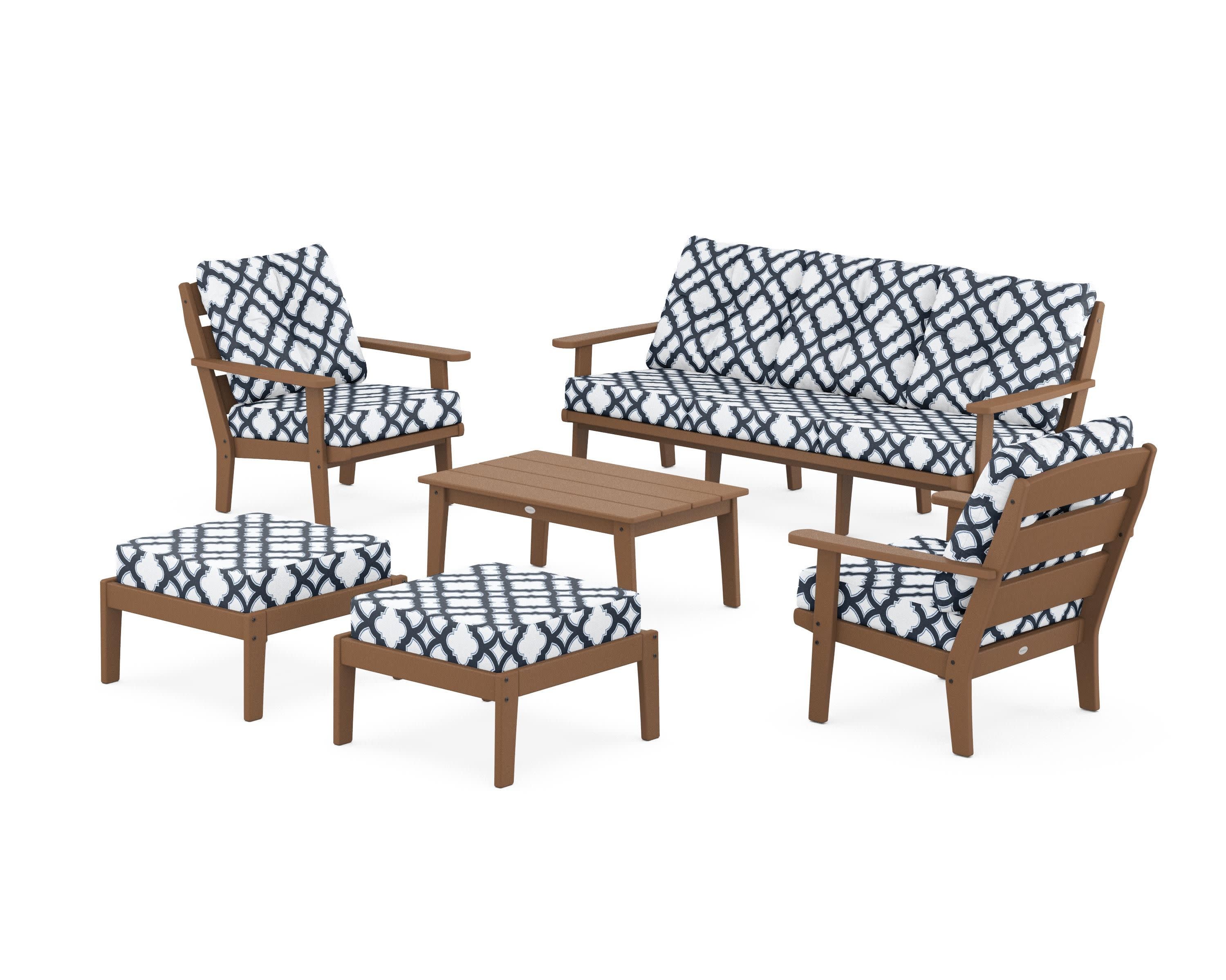 Lakeside 6-Piece Lounge Sofa Set - Image 43