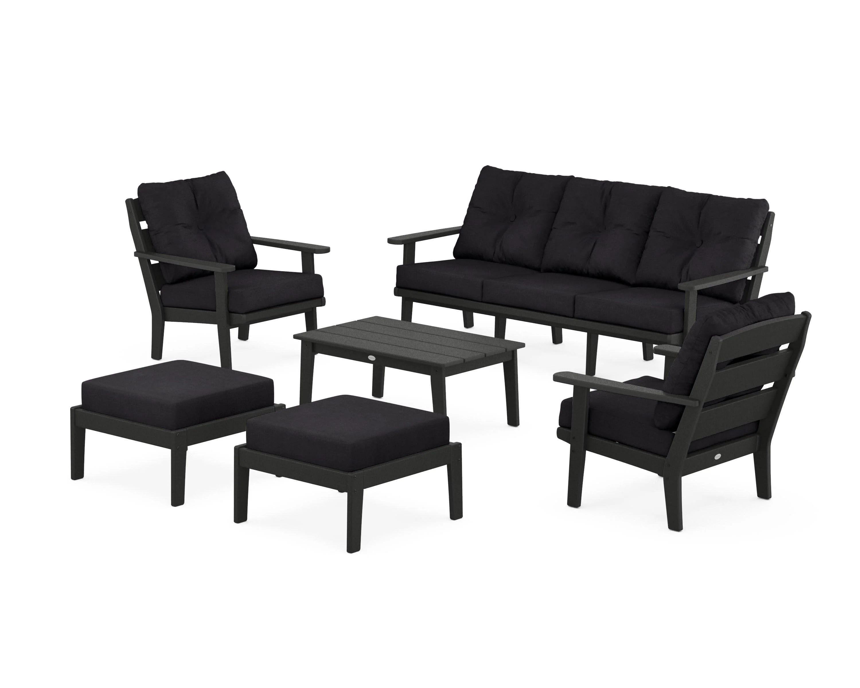 Lakeside 6-Piece Lounge Sofa Set - Image 5