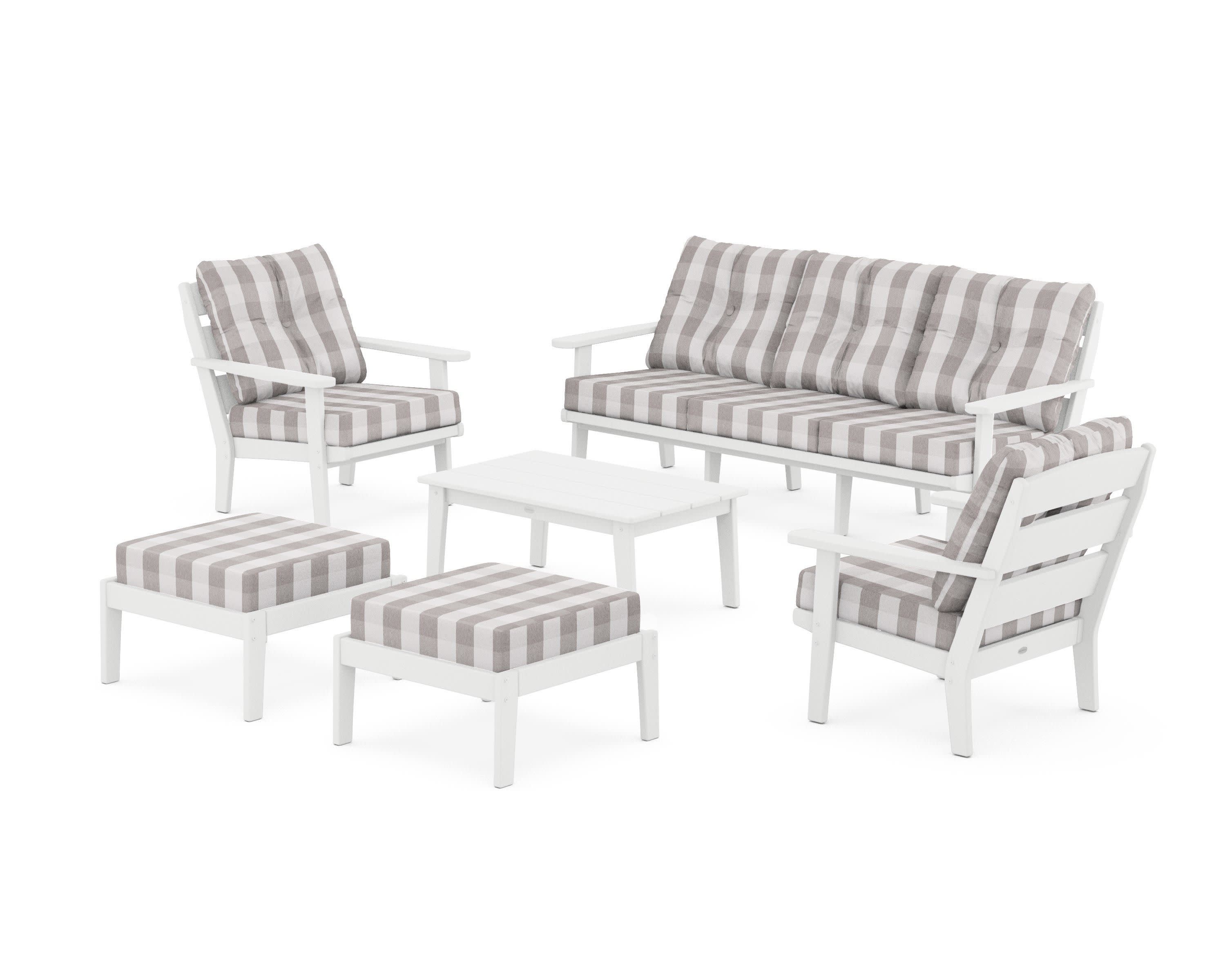 Lakeside 6-Piece Lounge Sofa Set - Image 52