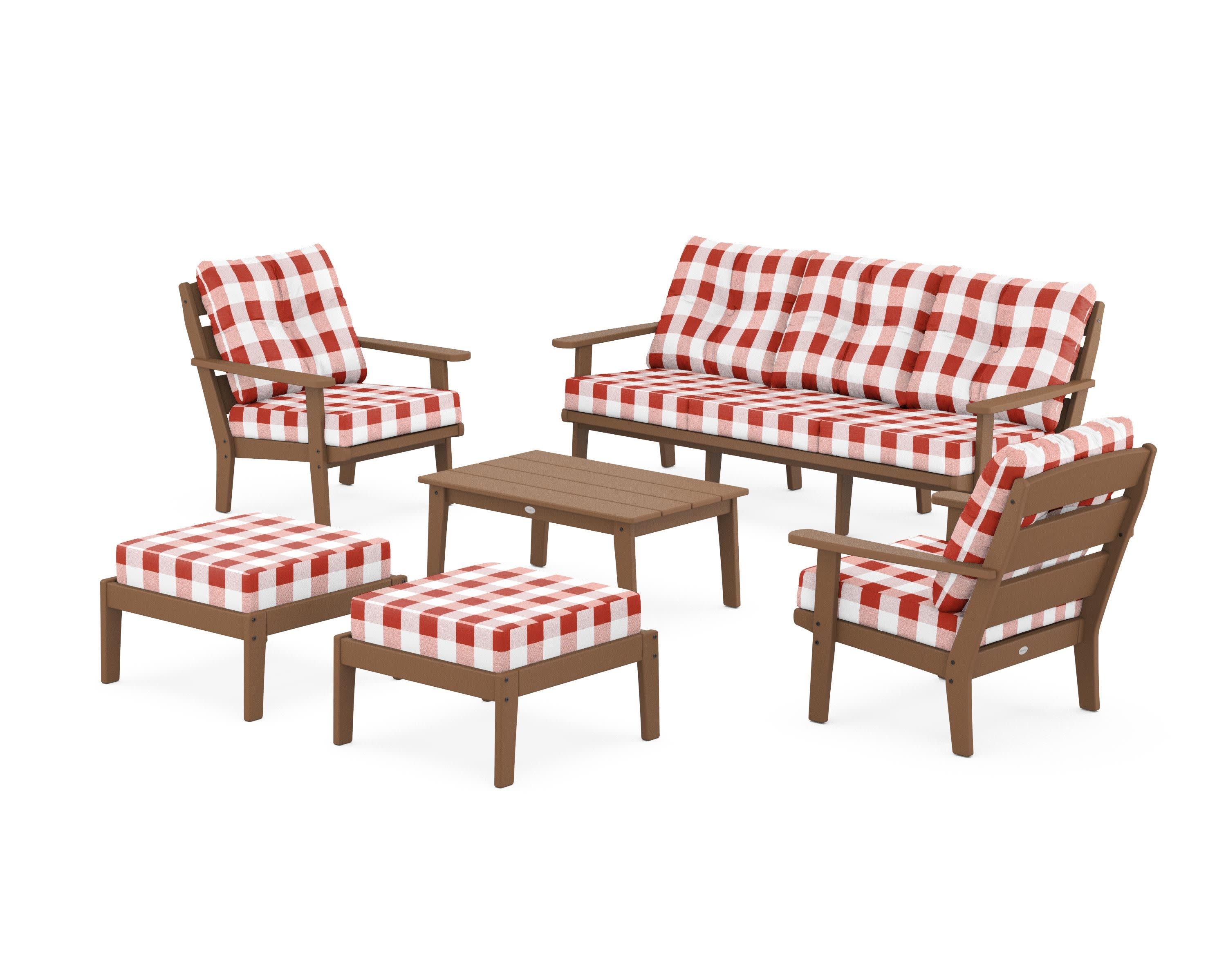 Lakeside 6-Piece Lounge Sofa Set - Image 58