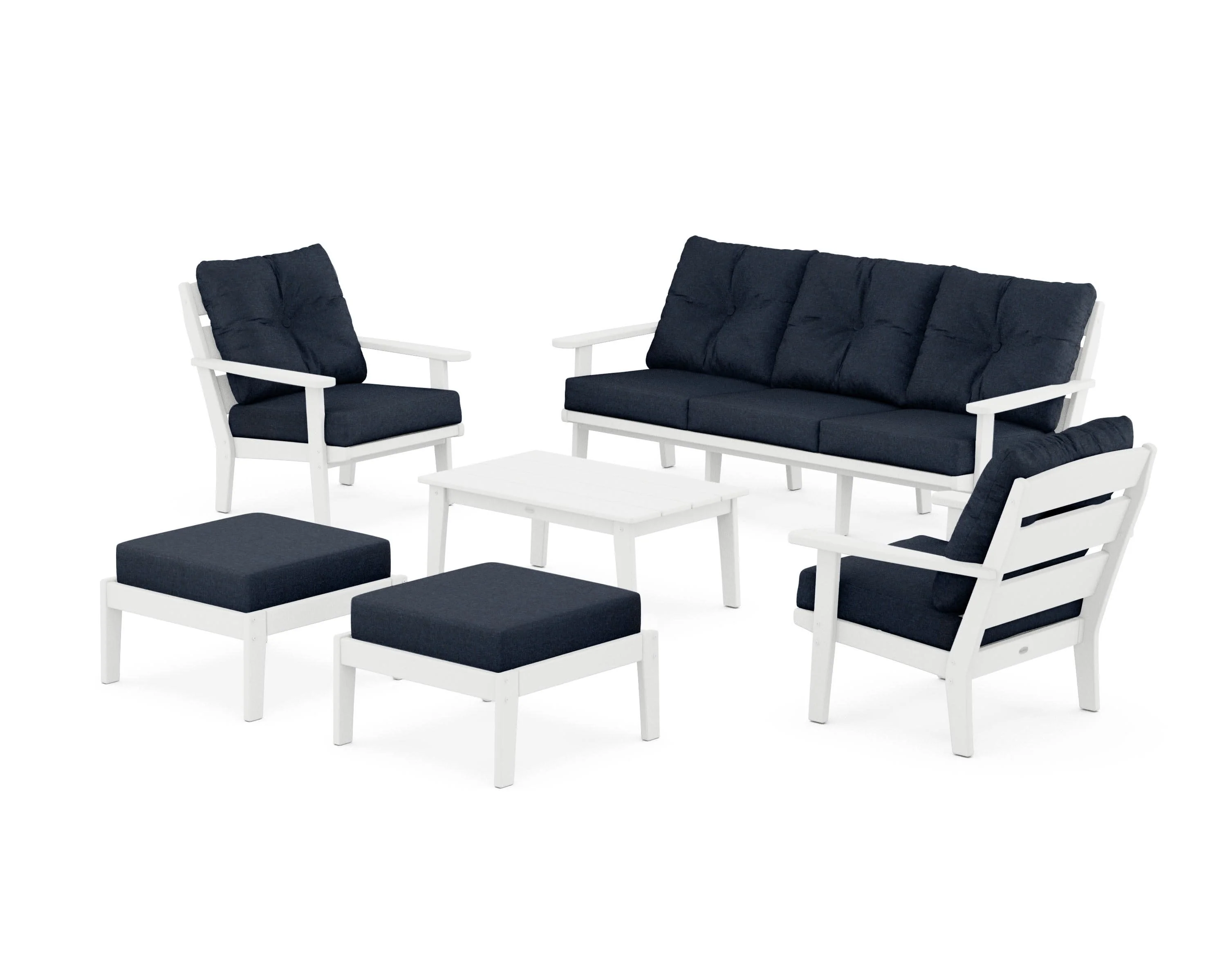 Lakeside 6-Piece Lounge Sofa Set - Image 61