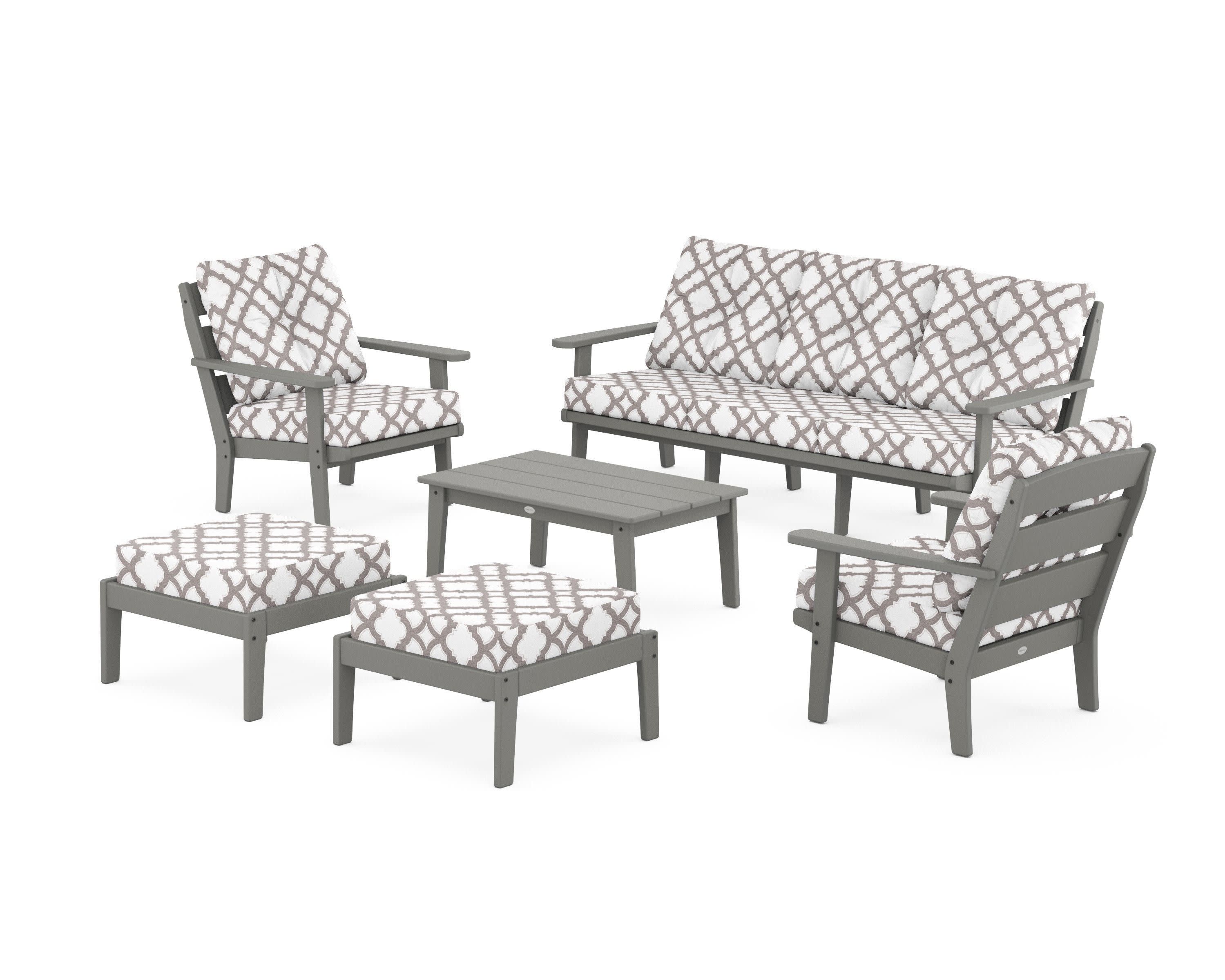 Lakeside 6-Piece Lounge Sofa Set - Image 68