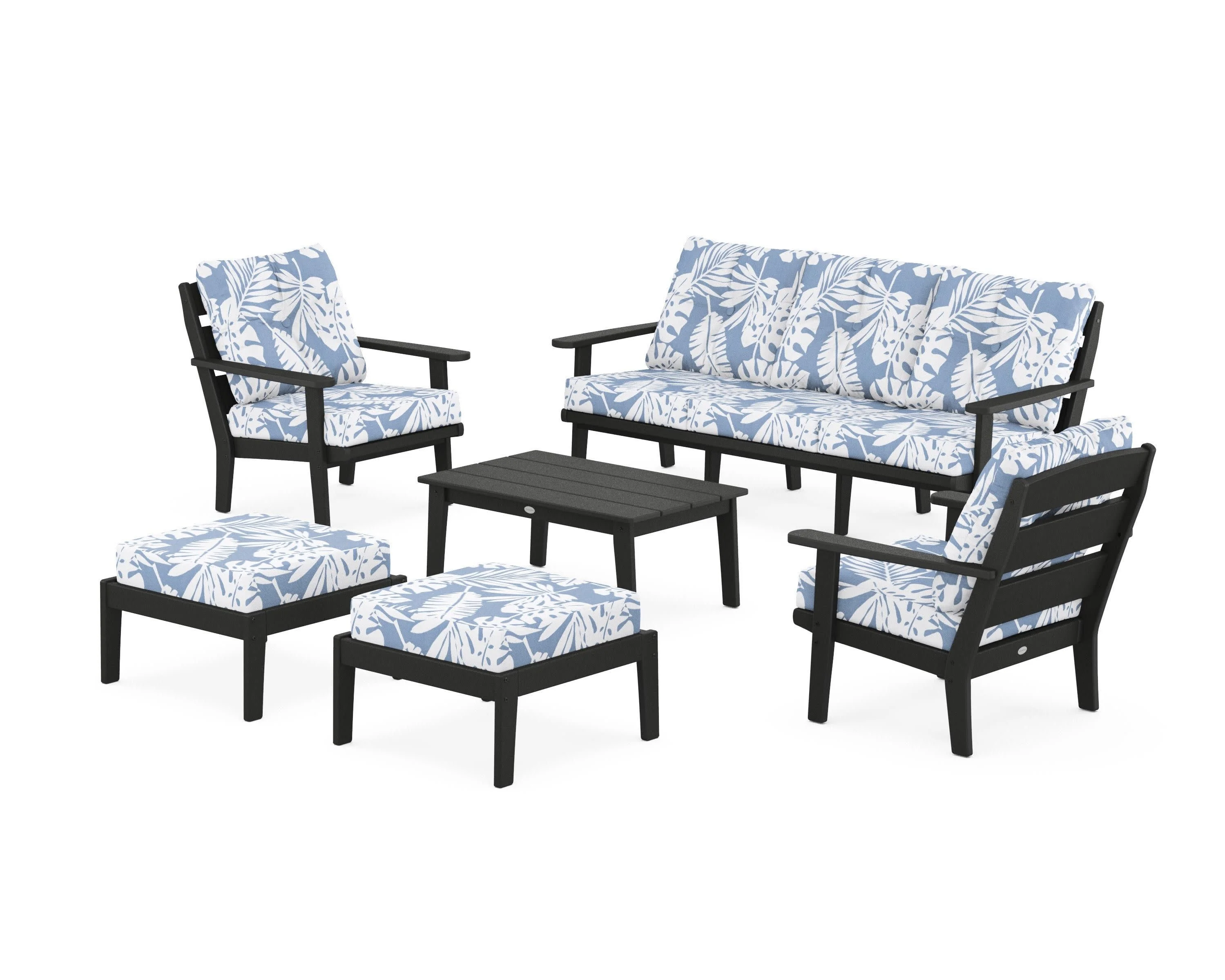 Lakeside 6-Piece Lounge Sofa Set - Image 7